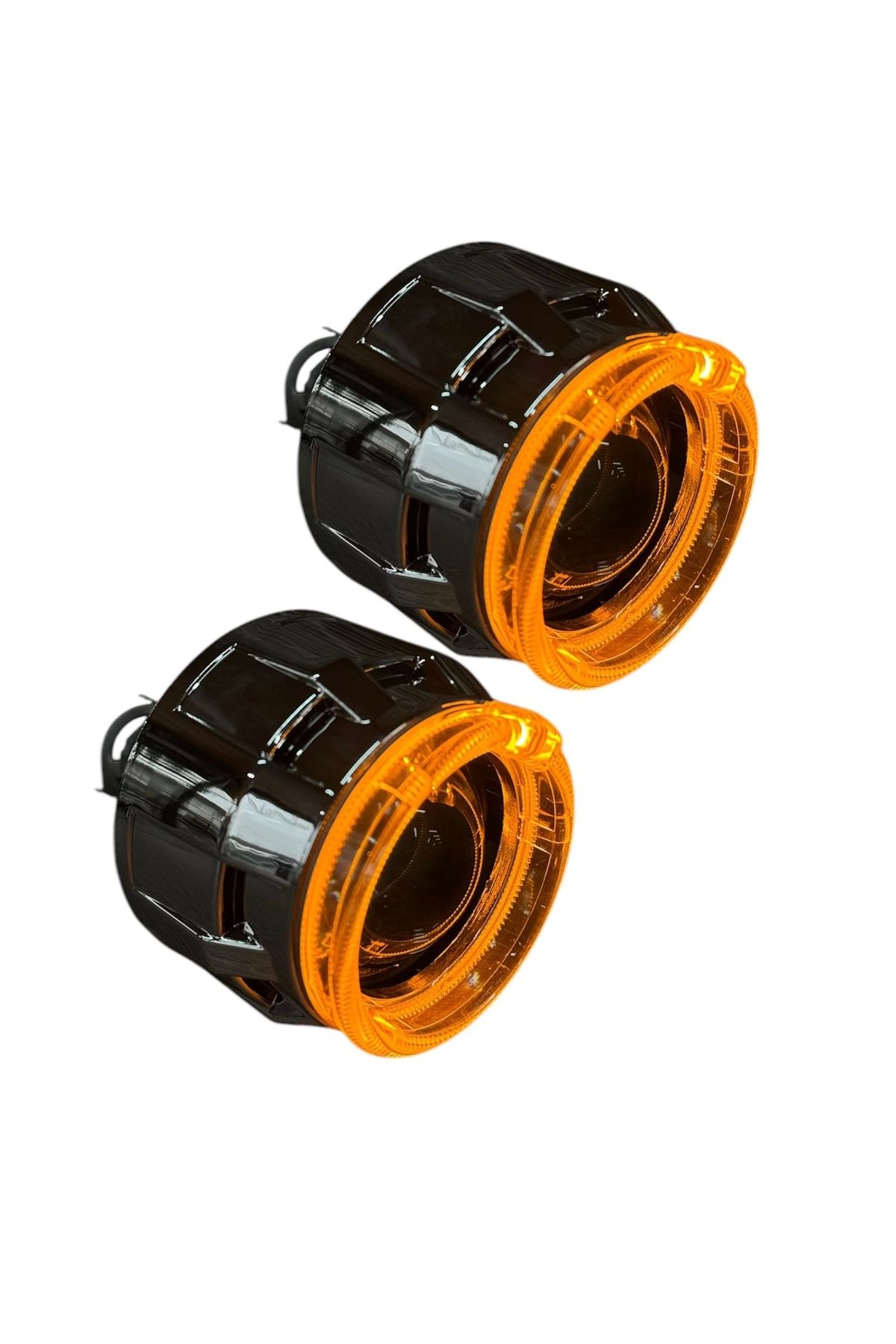 EKT 2.5 İNÇ Bİ XENON MERCEK + C3 MODEL TURUNCU KAPAK