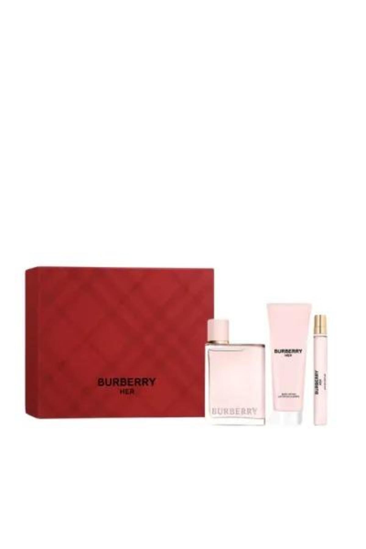 Burberry Her Edp 100ml Edp 10ml Bl75ml Set Kadın Parfüm