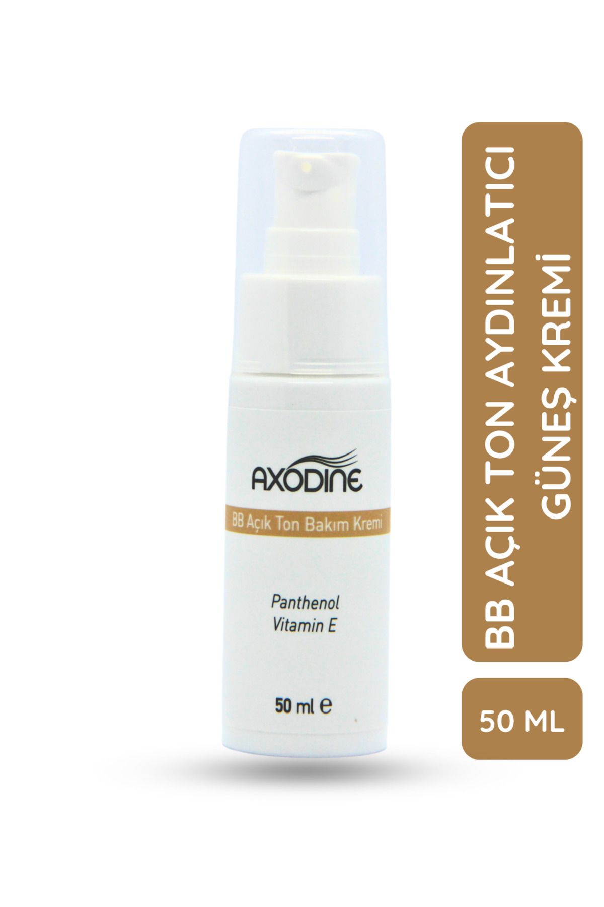 axodine Bb Krem - 24 Saat Nemlendirme - Işıltılı Açık Ton Güneş Kremi 50 Spf -