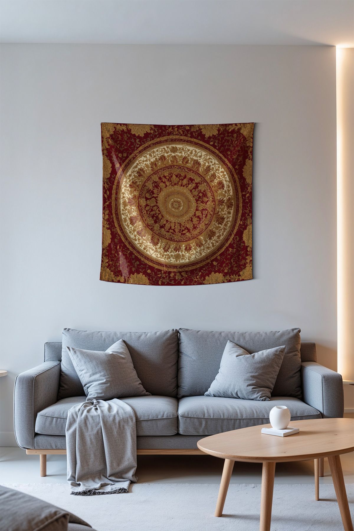 Medi Home ECLIPSE MANDALA DUVAR HALISI DUVAR ÖRTÜSÜ TAPESTRY