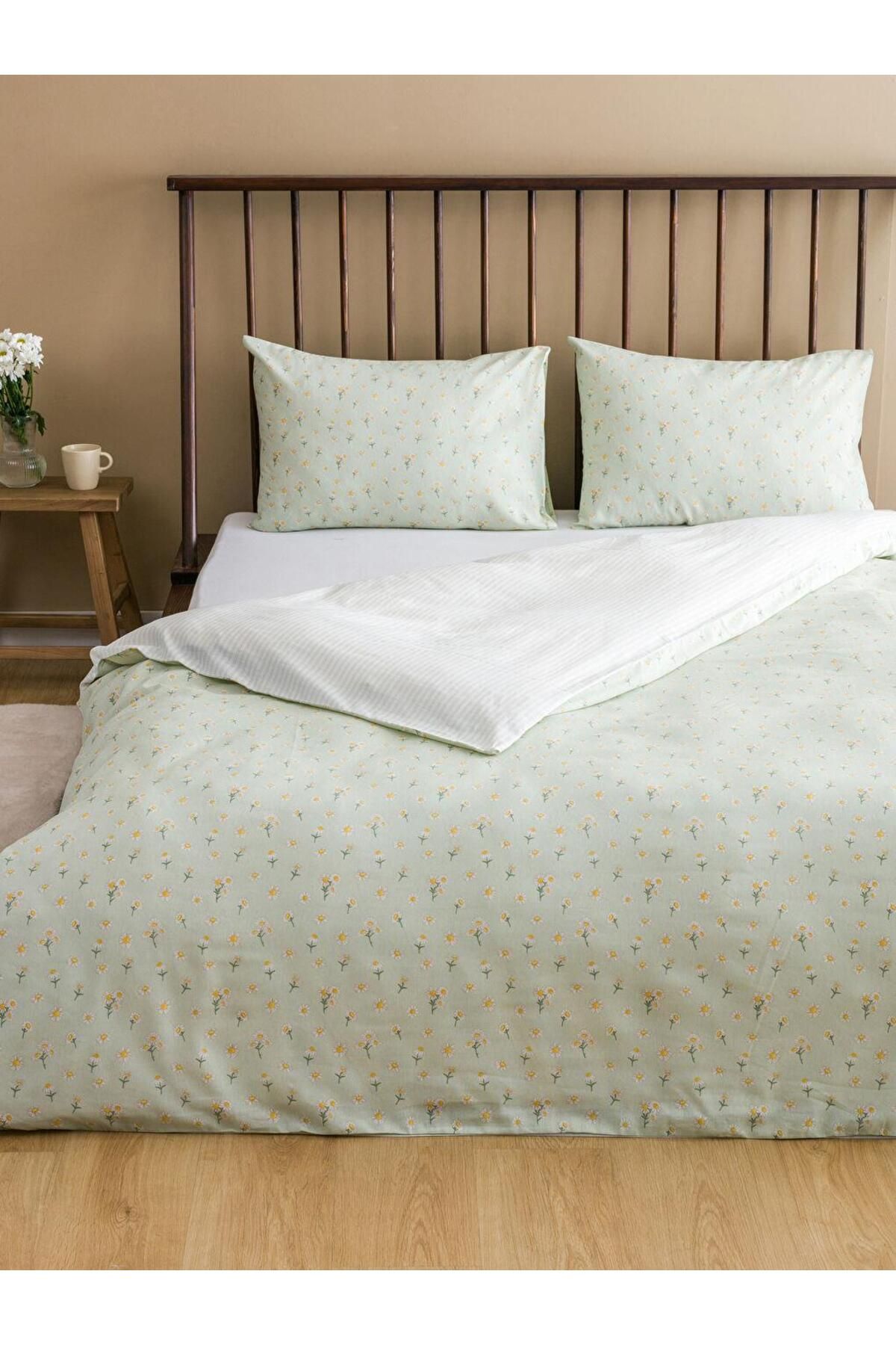 LC Waikiki LCW HOME Çiçek Desenli Çift Kişilik Nevresim Seti