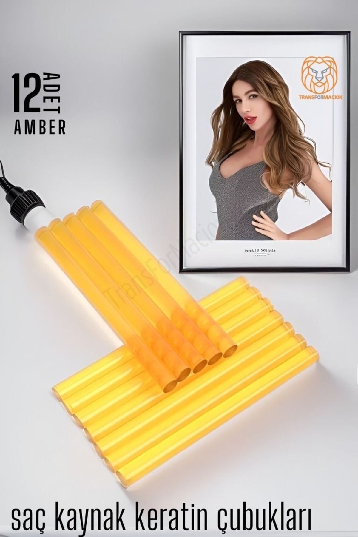 Transformacion Nano Keratin Kaynak Çubukları 12 Adet Amber Absolute 720353