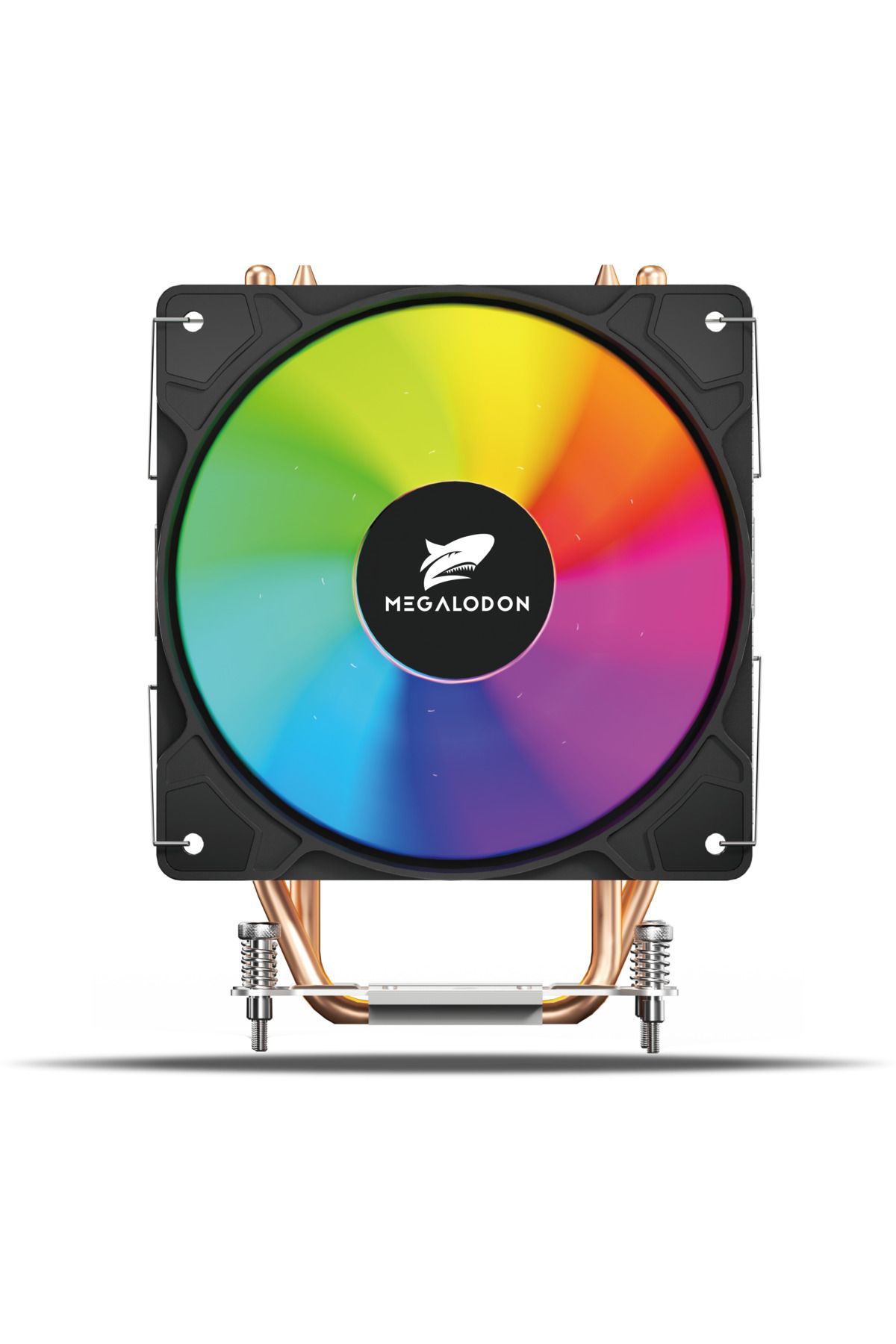 MEGALODON TW120 6 Bakır Borulu ARGB Kule Tipi İşlemci Soğutucu Cpu Fanı Sadece İntel İşlemciler İçin