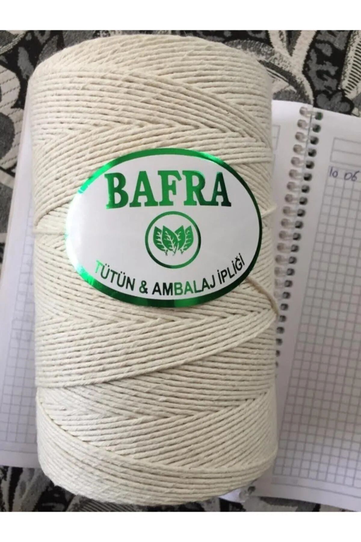 Genel Markalar Ekru Makrome Ipi 2-3mm, El Örgü Ipi & Paketleme Ipi, Tütün Ipi - Çuval Ağzı Bağlama, 1 Kilo