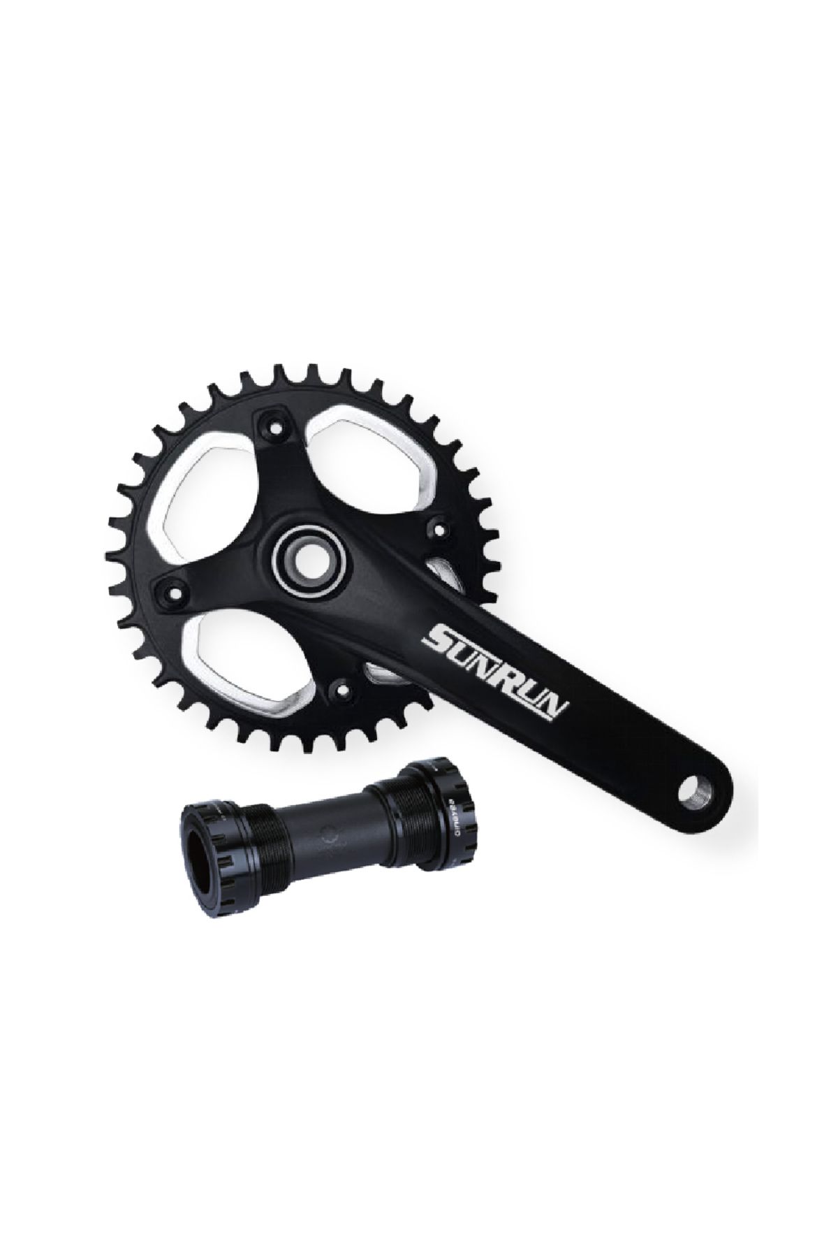 Sunrun 34t Tek Yaprak 7-8-9-10-11 Vites Hollowtech Aynakol 170mm