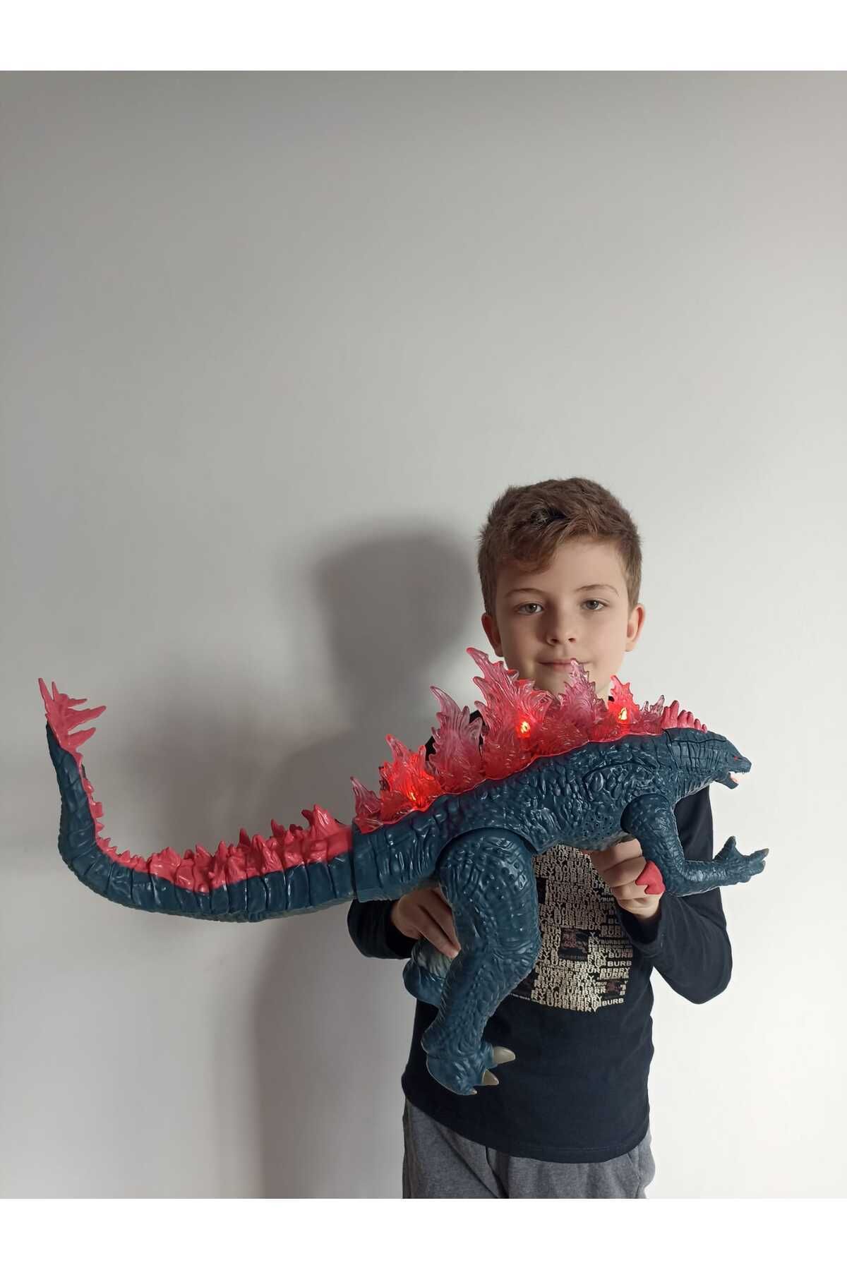 smilechild Godzilla Vs Kong: Dev 35 cm Işıklı ve Atomik Nefes Özellikli Godzilla Figürü