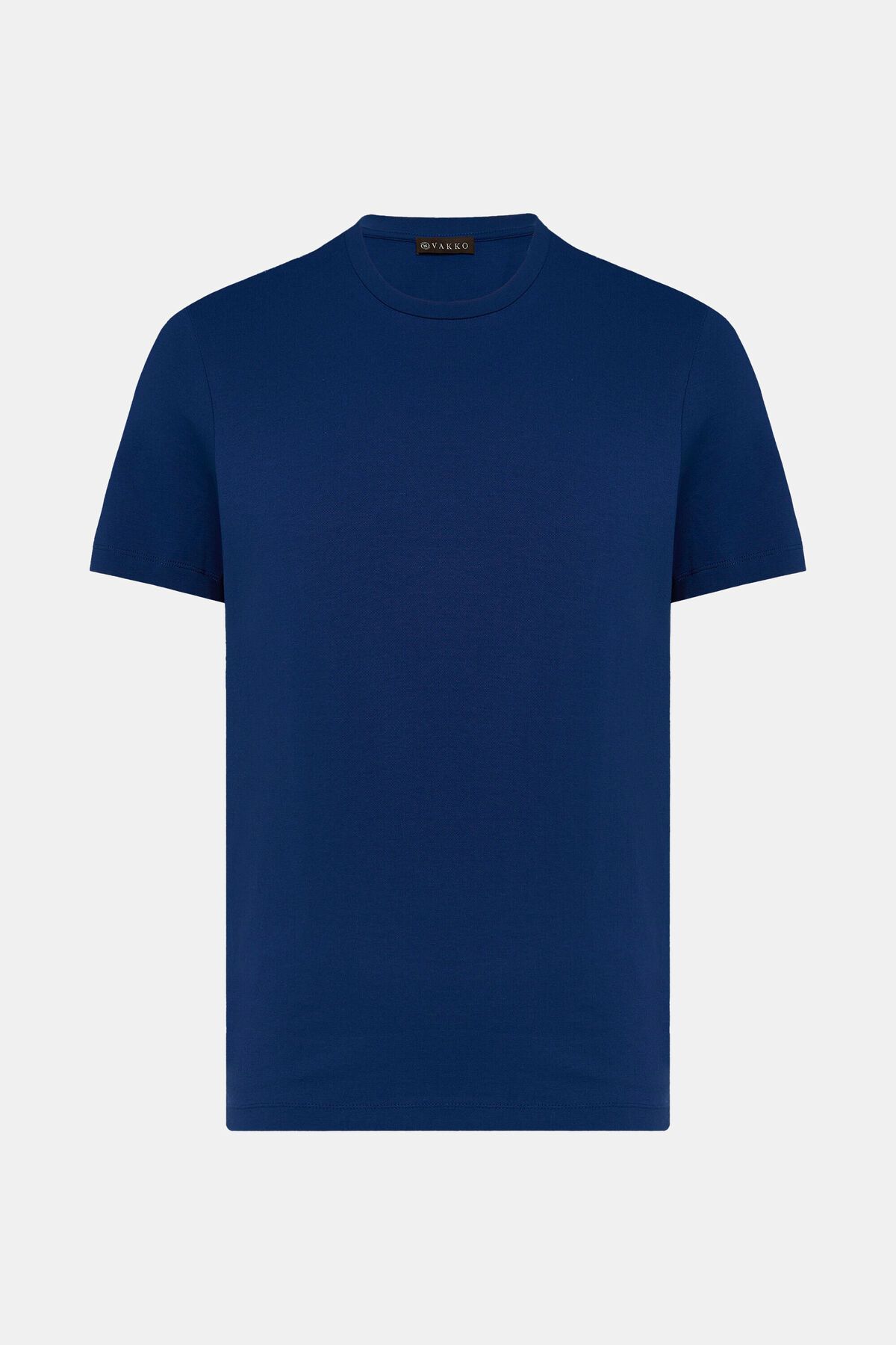 Vakko İNDİGO O YAKA KISA KOLLU T-SHIRT