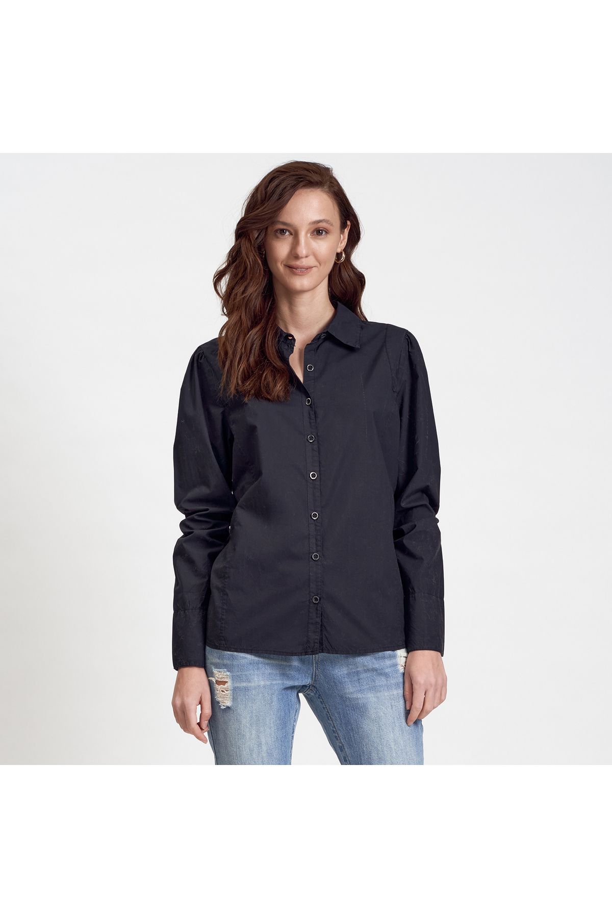 Dkny Jeans Xxx Kadın Poplin Gömlek