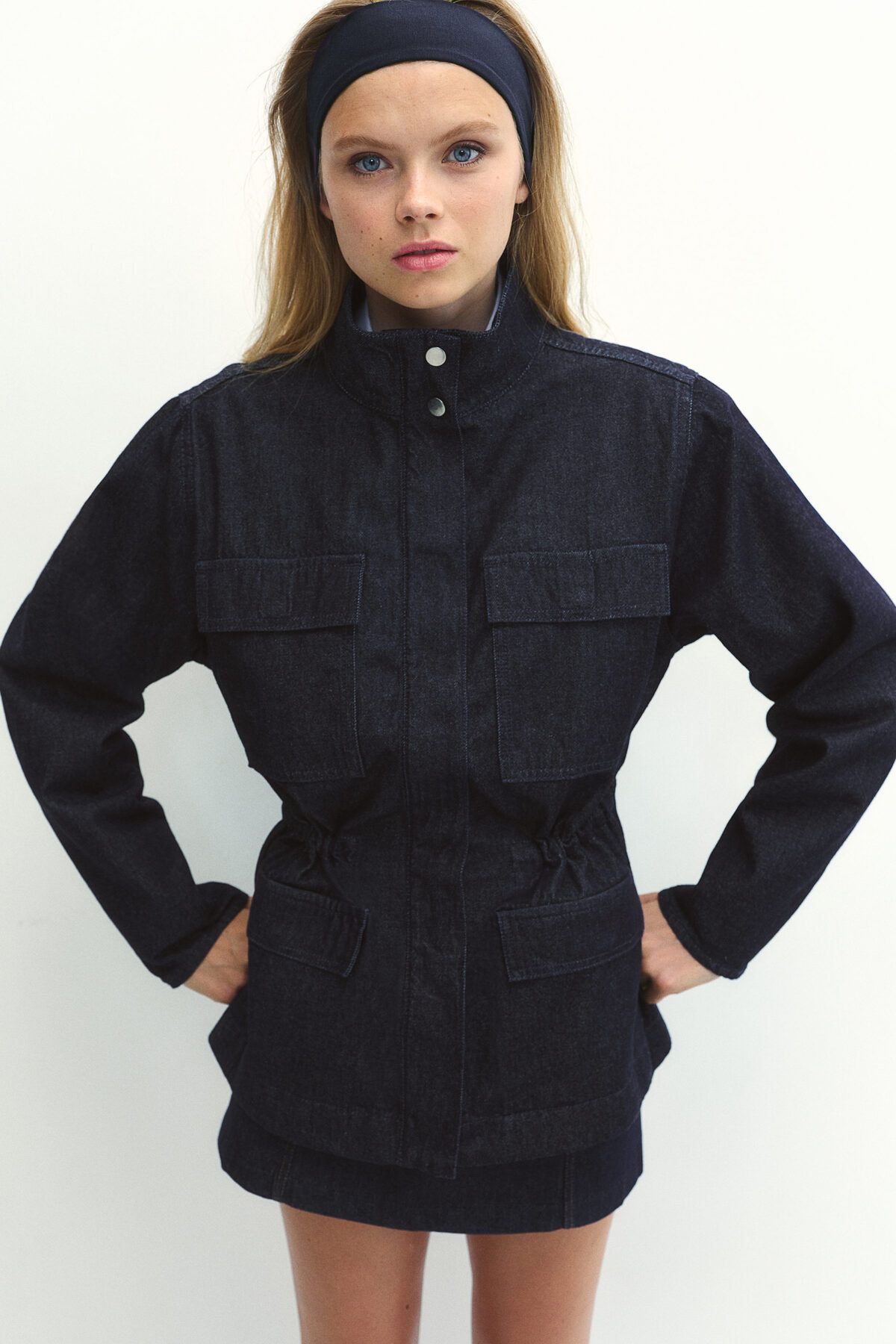H&M Pamuklu Utility Ceket