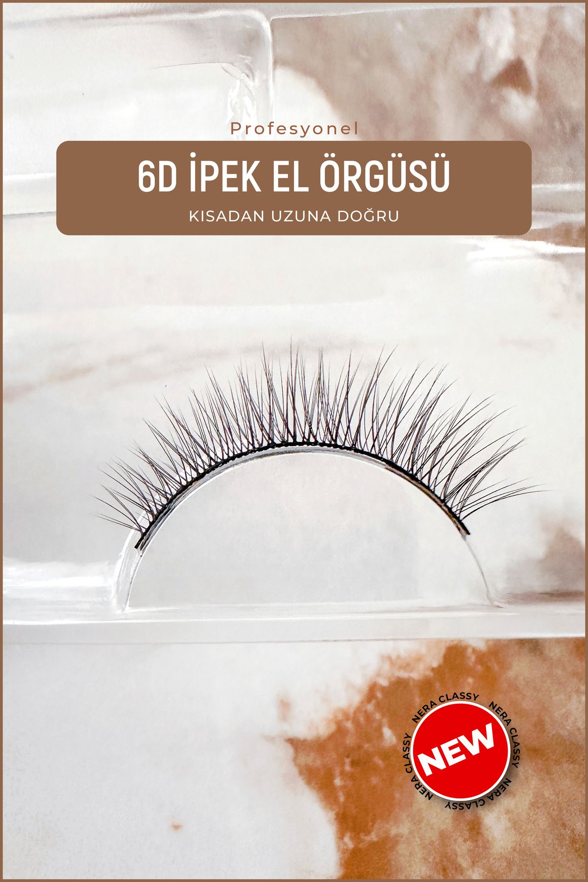 Nera Classy 6D İpek Kirpik, Takma Kirpik - (KISADAN UZUNA DOĞRU)
