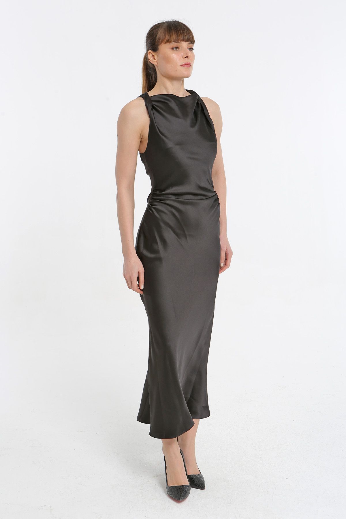Zara SATEN ELBİSE