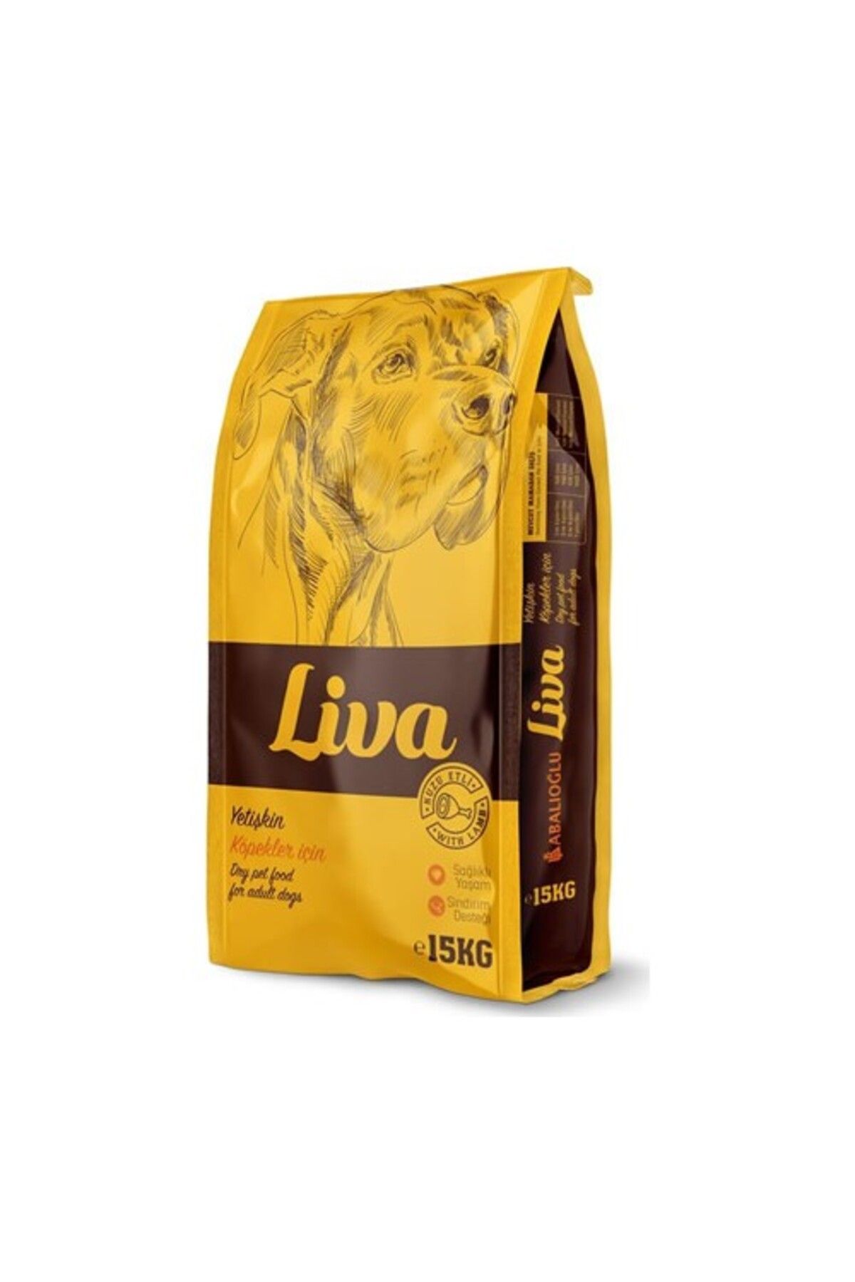 Liva Kuzu Etli Yetişkin Köpek Maması 15 Kg