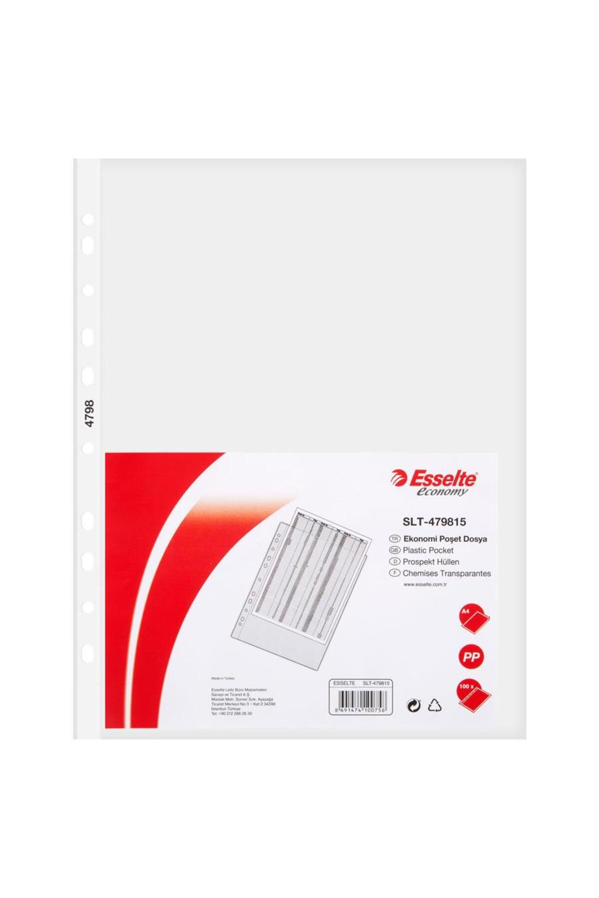Esselte Poşet Dosya Ekonomik A4 Slt-479815