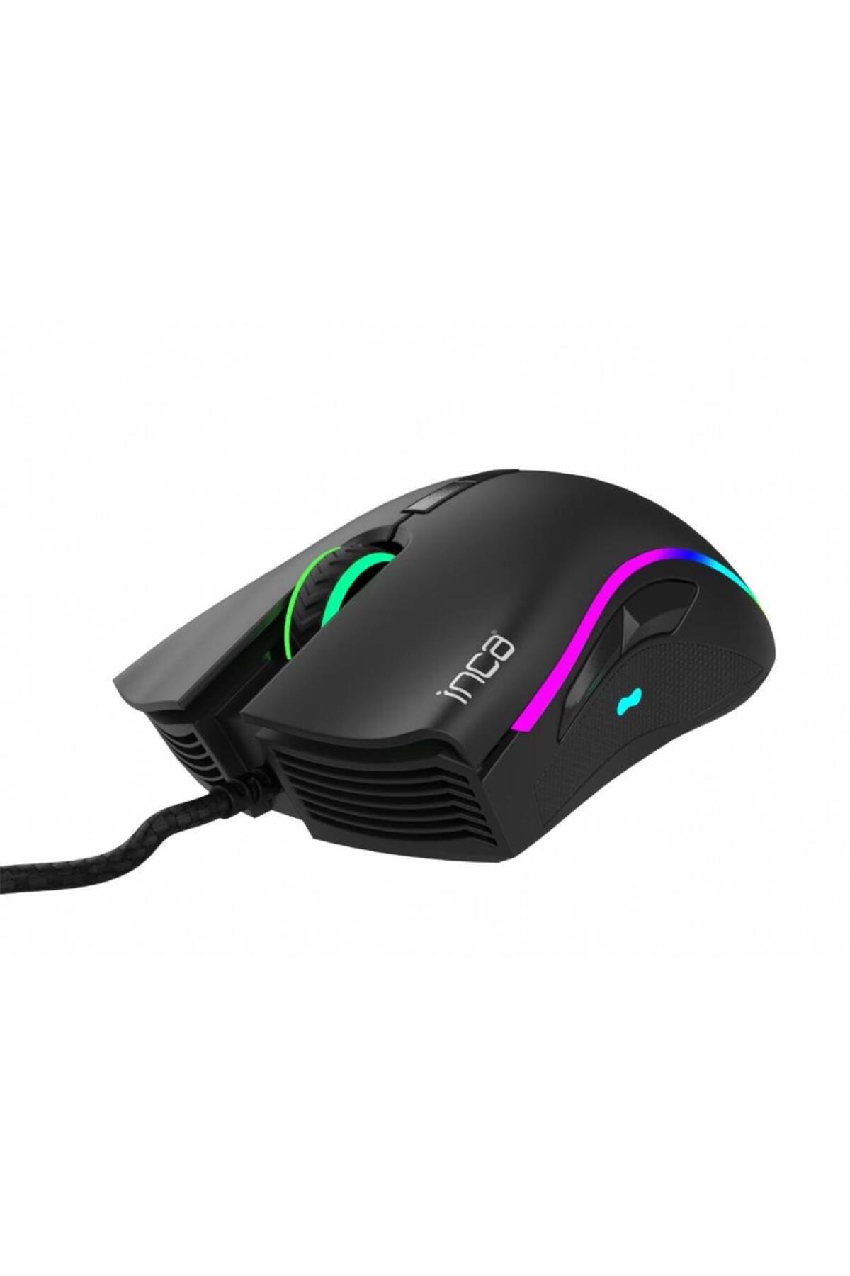 Inca Anahita Img-049t 6400dpı Rgb Macro Keys Prof. Gaming Mouse 7 Prog.tuş (1.6MT ÖRGÜLÜ KABLO)