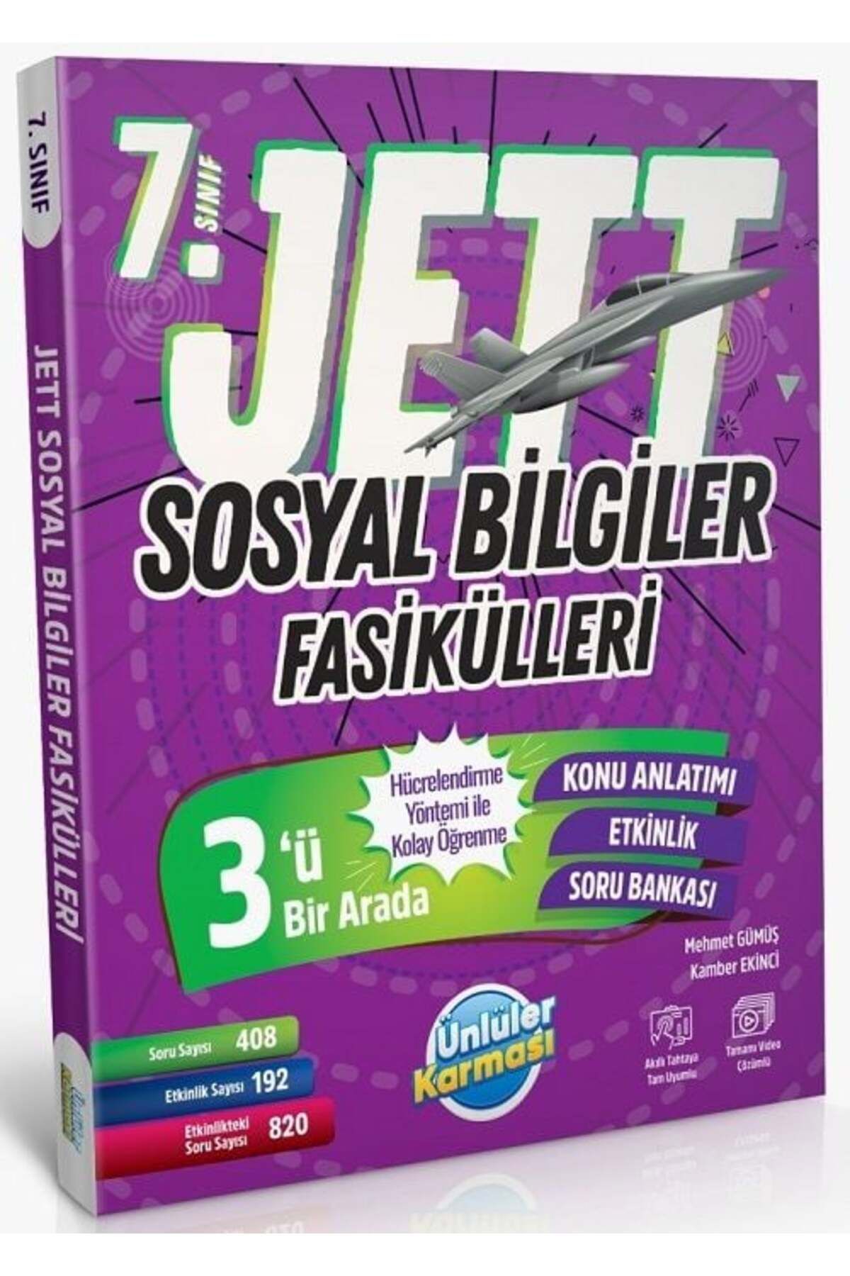Ünlüler Karması Ünlüler 7. Sınıf Sosyal Bilgiler Jett Soru Fasikülleri Ünlüler Yayınları