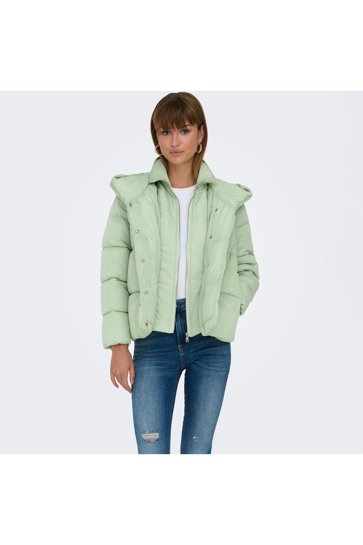 ONLY New Sydney Sara Kadın Yeşil Mont (15295421-SMKG)