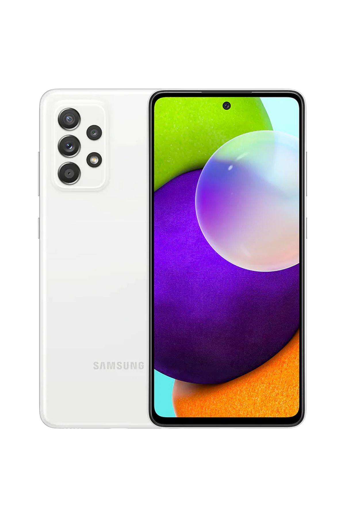 Samsung Yenilenmiş Samsung Galaxy A52 128 GB Beyaz Cep Telefonu (12 Ay Garantili) - A Kalite