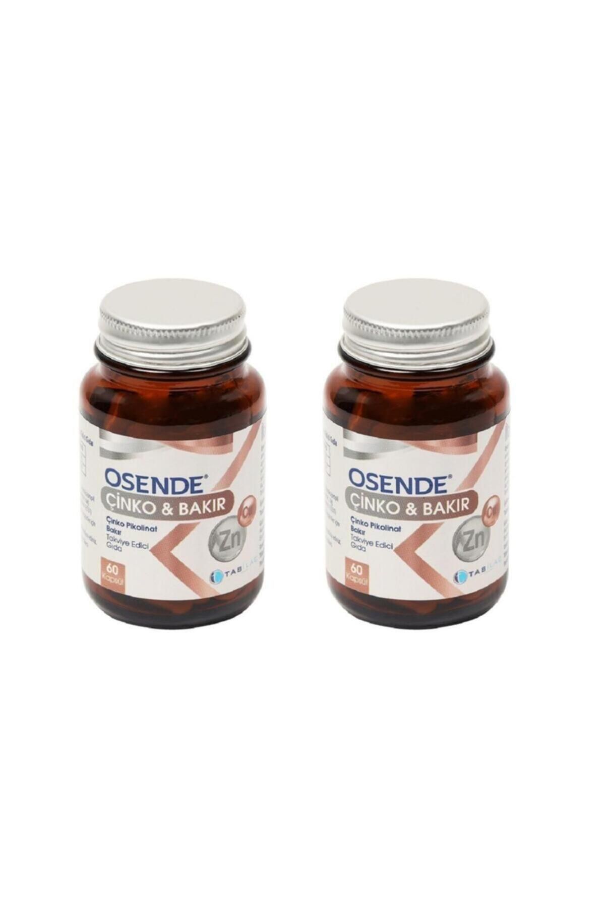 Osende Çinko & Bakır 60 Kapsül 2 Adet