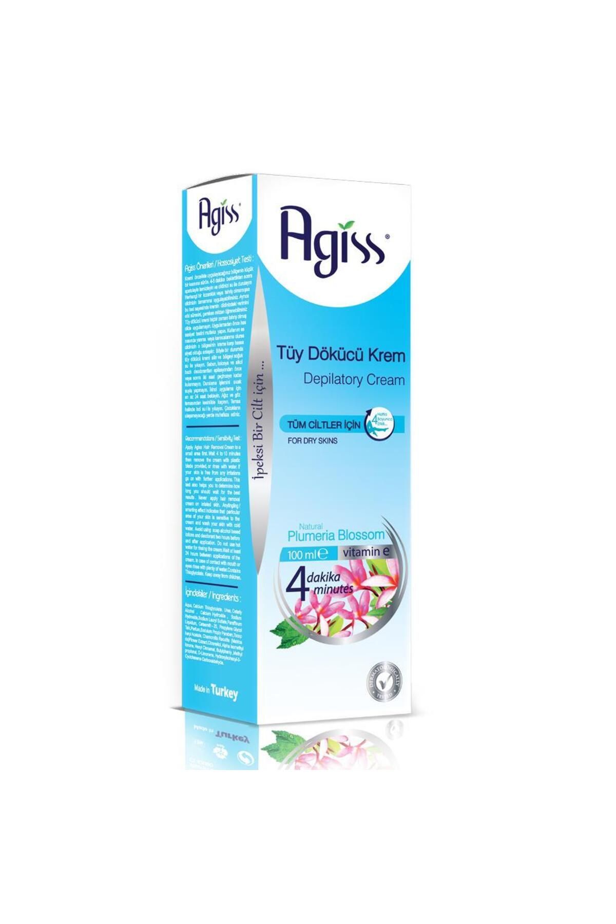 AGISS Tüy Dökücü Krem 100 ml Tüm Ciltler