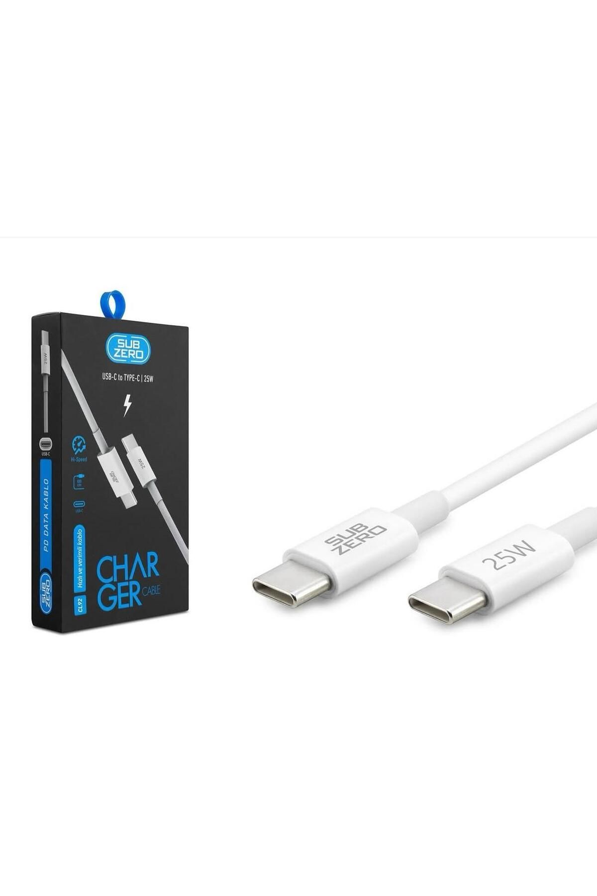 Subzero 25W 1metre Usb-c Type-C Pd Şarj Kablosu