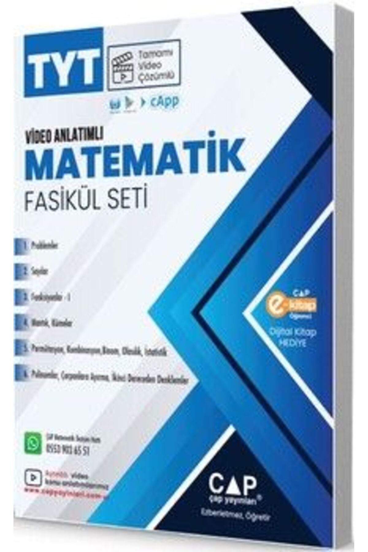 Çap Yayınları Çap Tyt Matematik Seti Tamamı Video Çözümlü