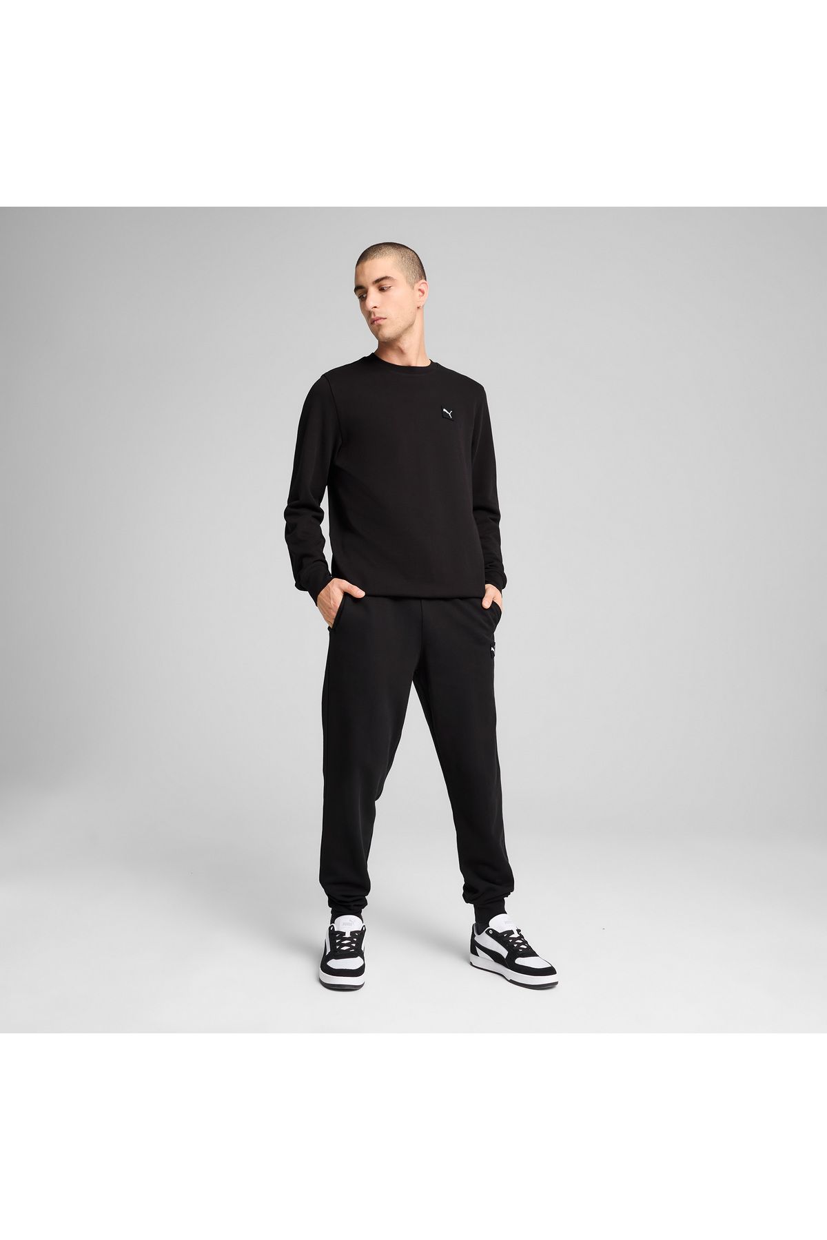 Puma Ess Elevated Tr Cl Erkek Siyah Eşofman Altı