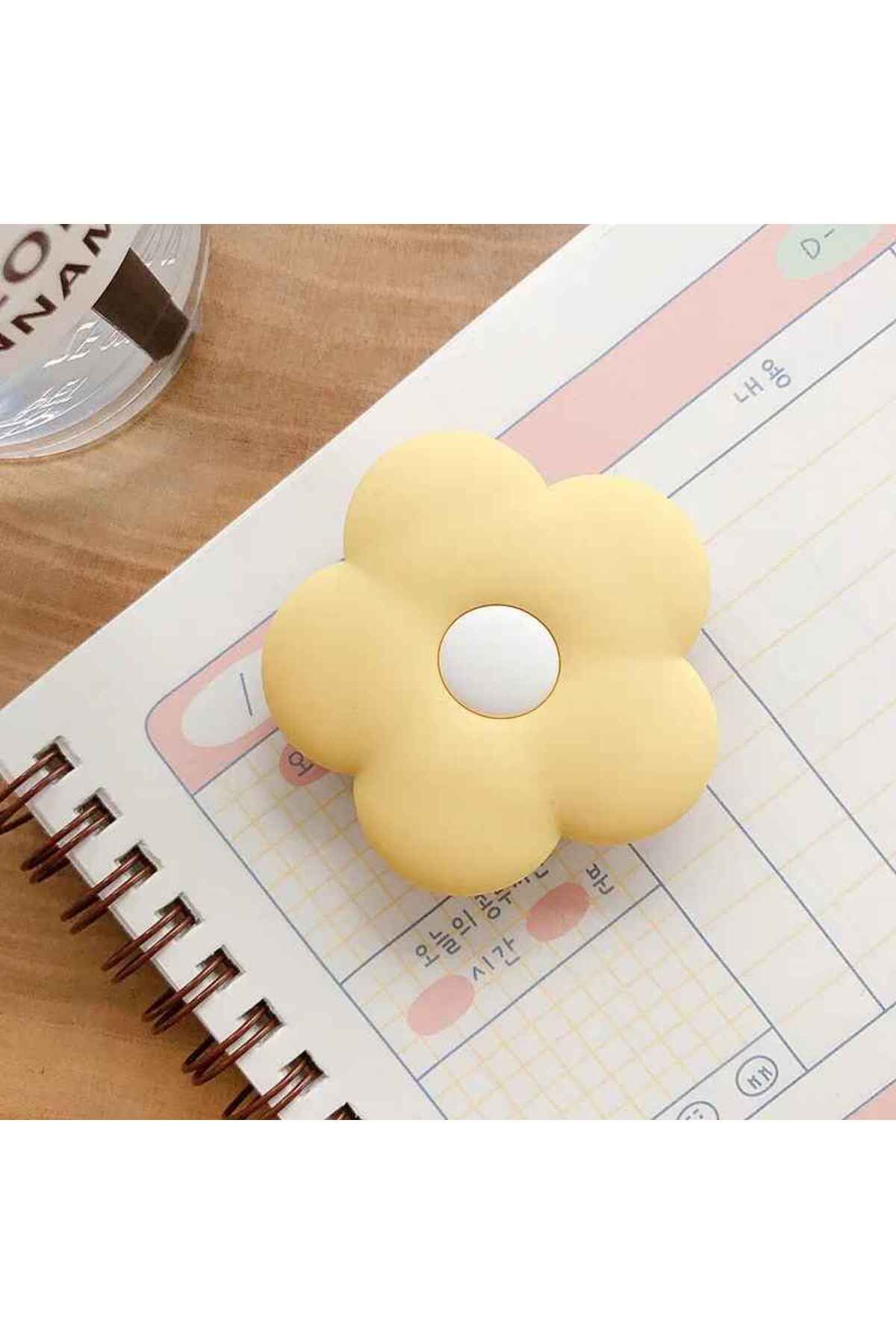 EDELFU Popsocket Sevimli Çiçekler Desenli Telefon Tutacağı Sert Yüzey Yapışkanlı Parmak Tutucu