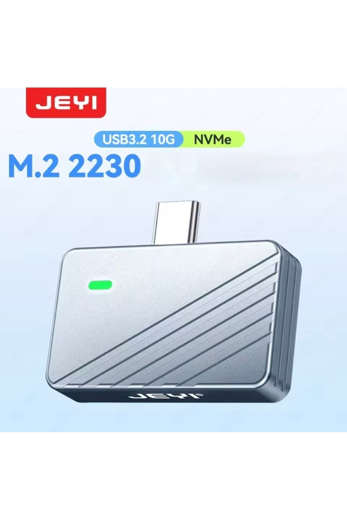Global JEYI İ9-2230L/M.2 Nvme Ssd Kutusu 2230 CE Lisanslı Type-C Girişli Tüm Cihazlara Uygun 10Gbps Hızlı