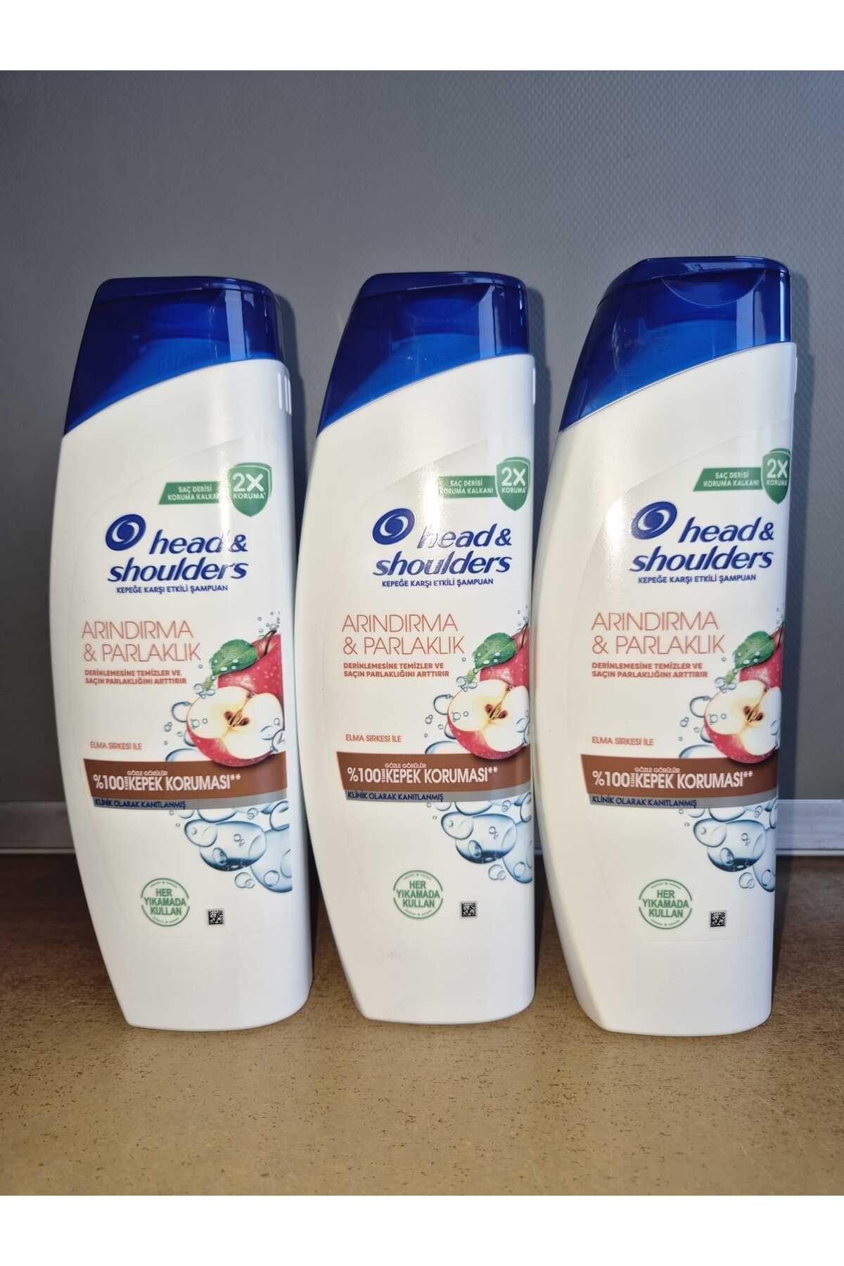 Head And Shoulders Arındırma&Parlaklık Kepeğe Karşı Etkili Şampuan 330 ml*3ADET