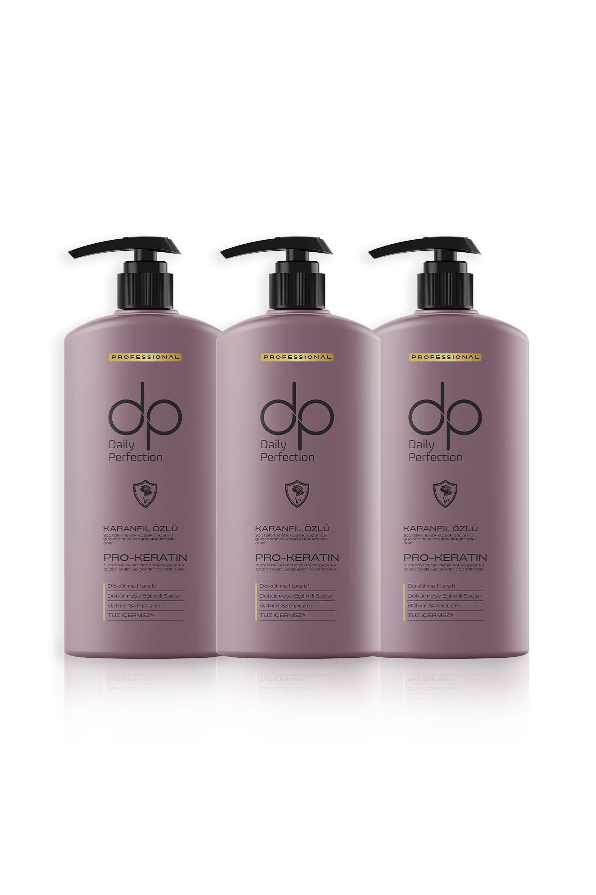 dp Daily Perfection Şampuan Karanfil Özlü 425 ml X 3 Adet
