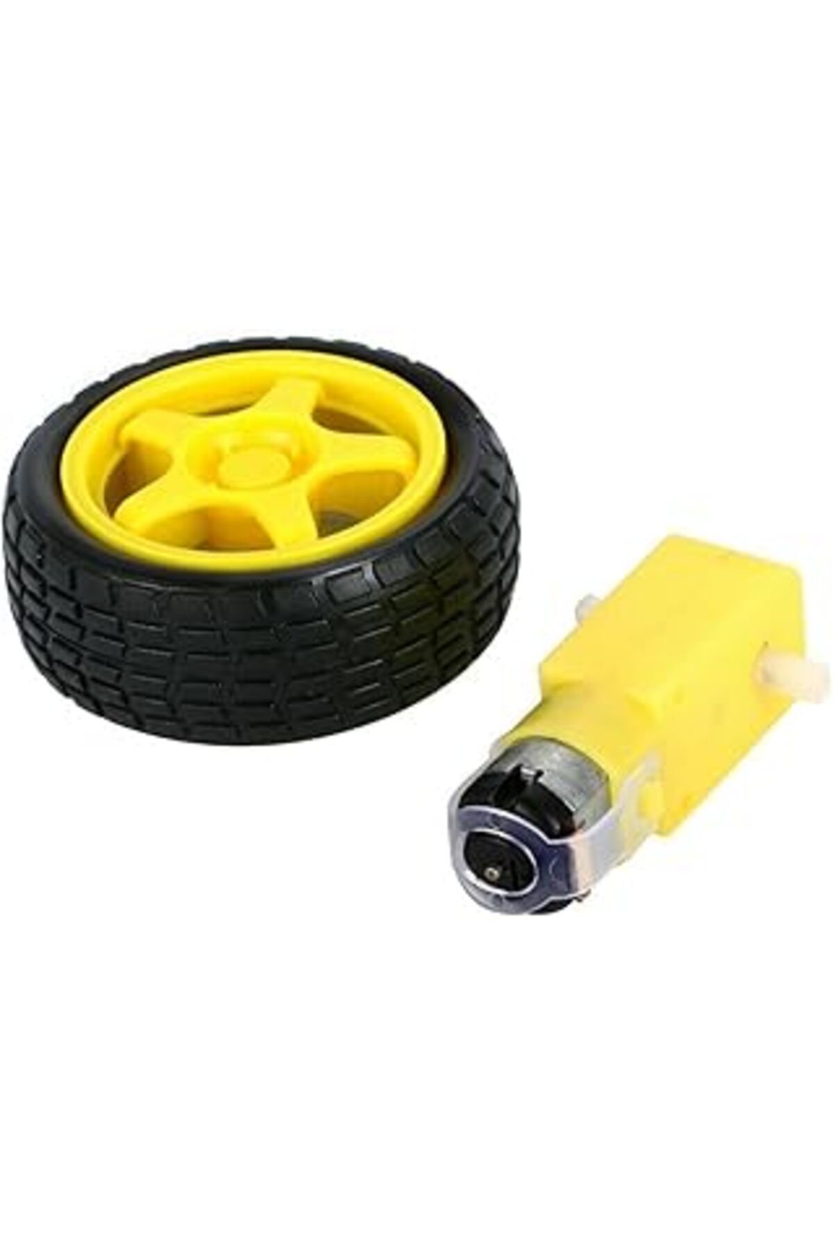 Arduino Ve Tekerlek Seti 6v 250rpm Mhmt 1053513