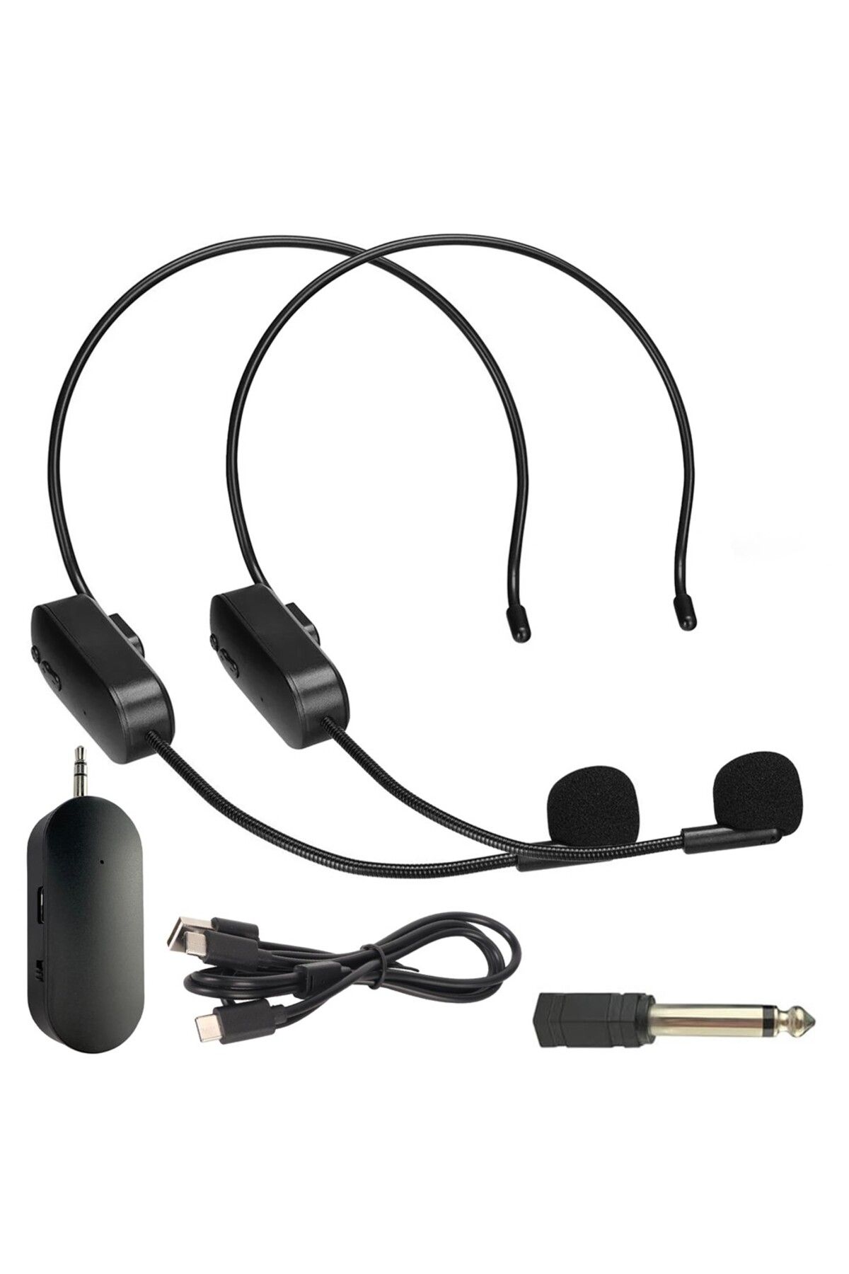 StarkPro STP-6802 Konferans İçin Kablosuz Wireless 2Li Kafa Mikrofonu