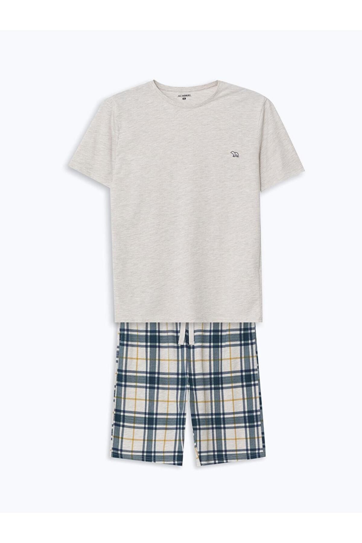 LC Waikiki Standart Kalıp Erkek Şortlu Pijama Takımı
