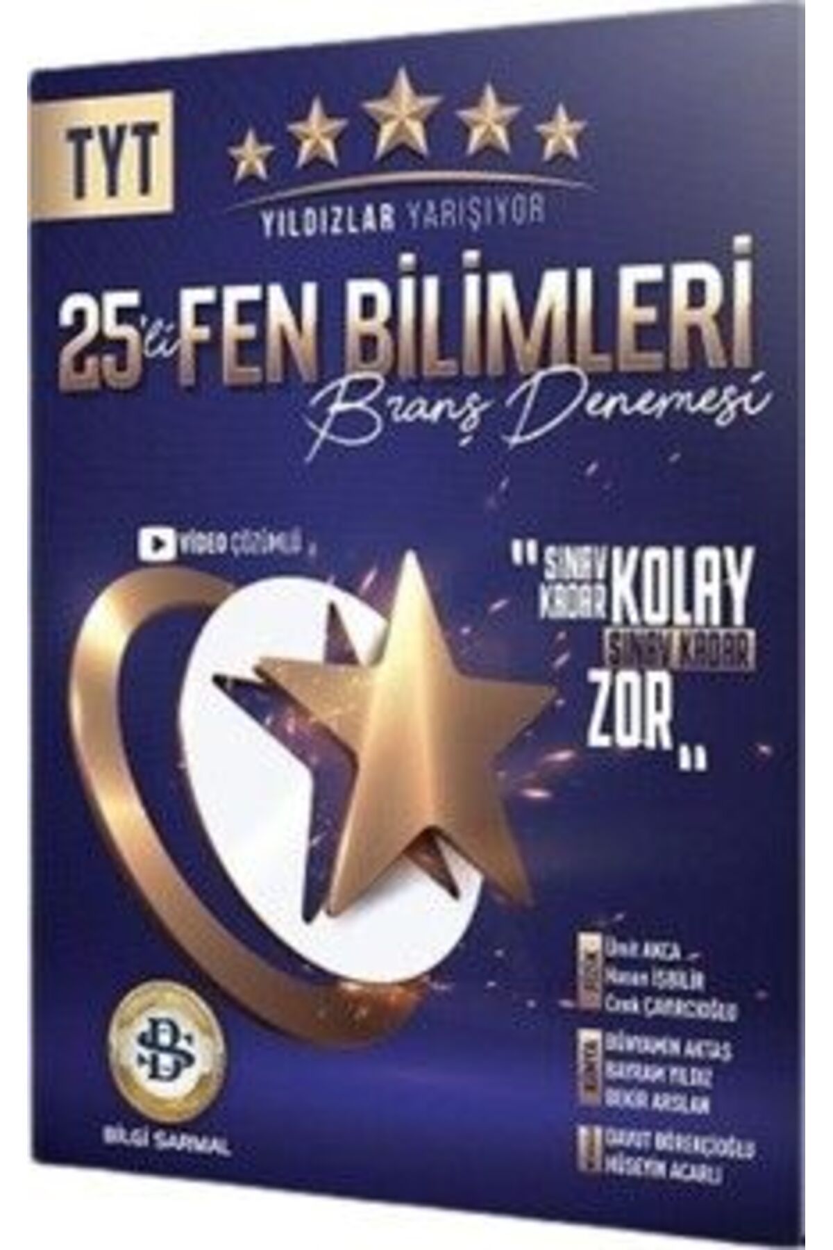 Bilgi Sarmal Yayınları Bilgi Sarmal TYT Fen Bilimleri Yıldızlar Yarışıyor 25 li Branş Denemesi