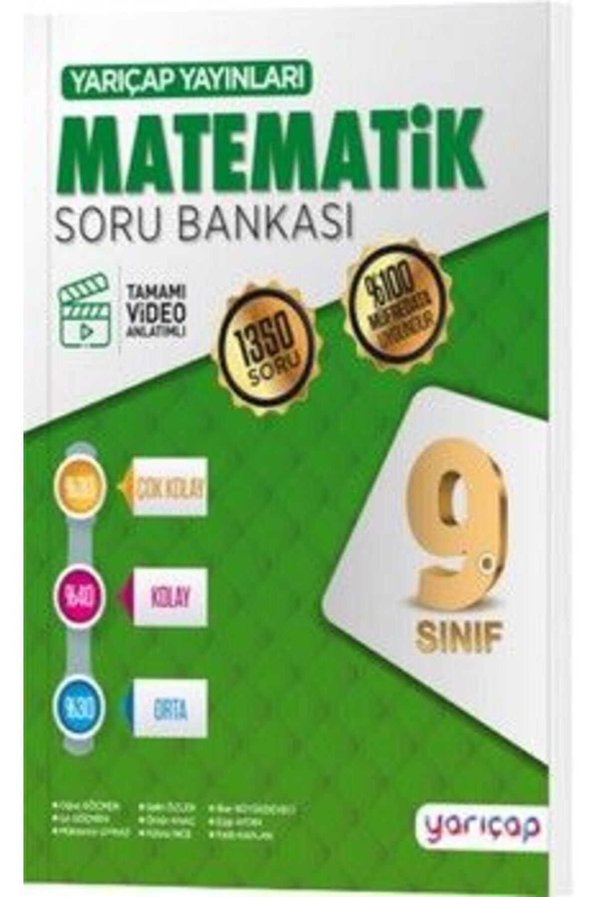 Yarıçap Yayınları YarıÇap Yayınları 9. Sınıf Matematik Soru Bankası