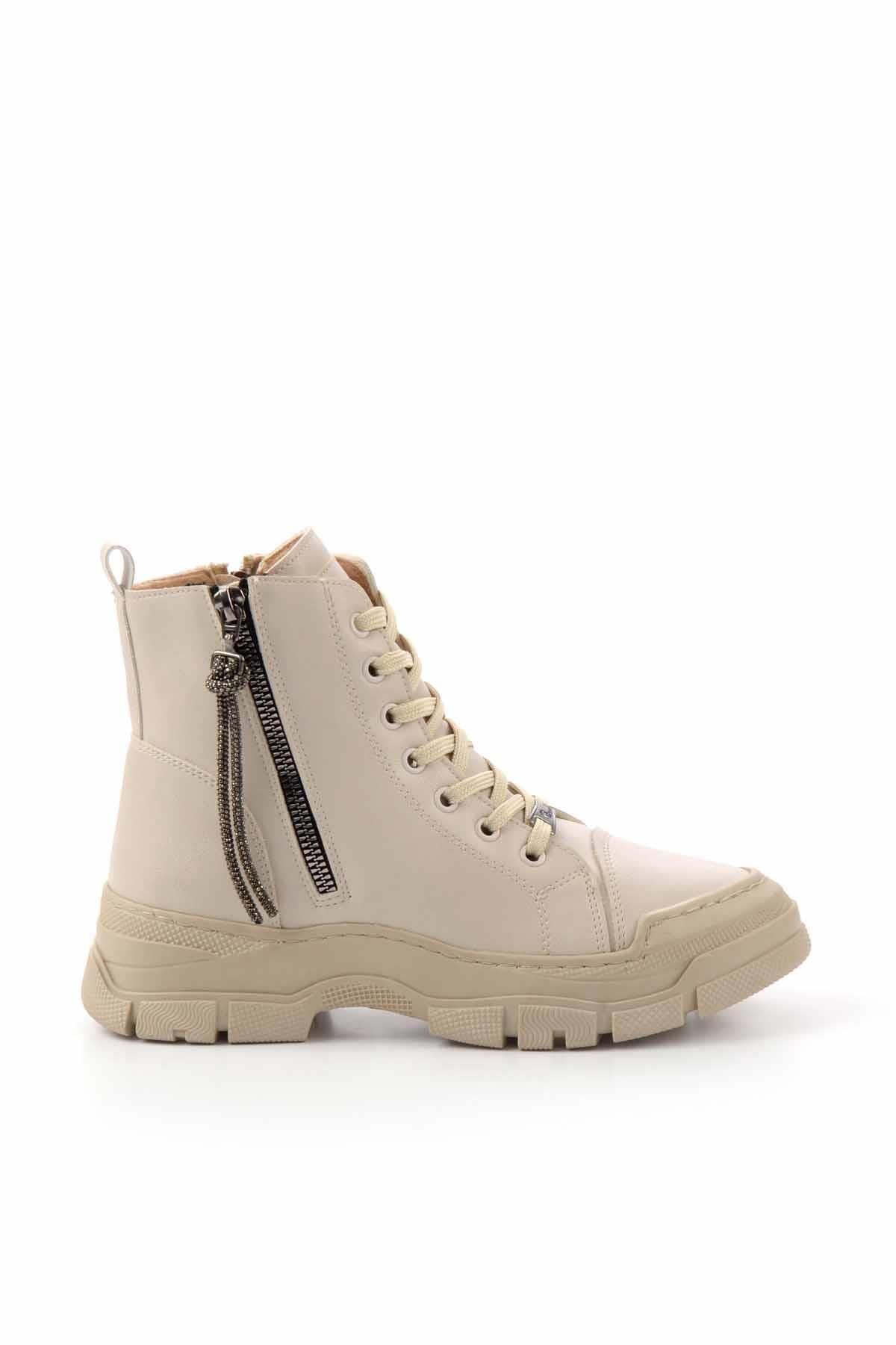 Bambi Bej Kadın Bot & Bootie K02566008009