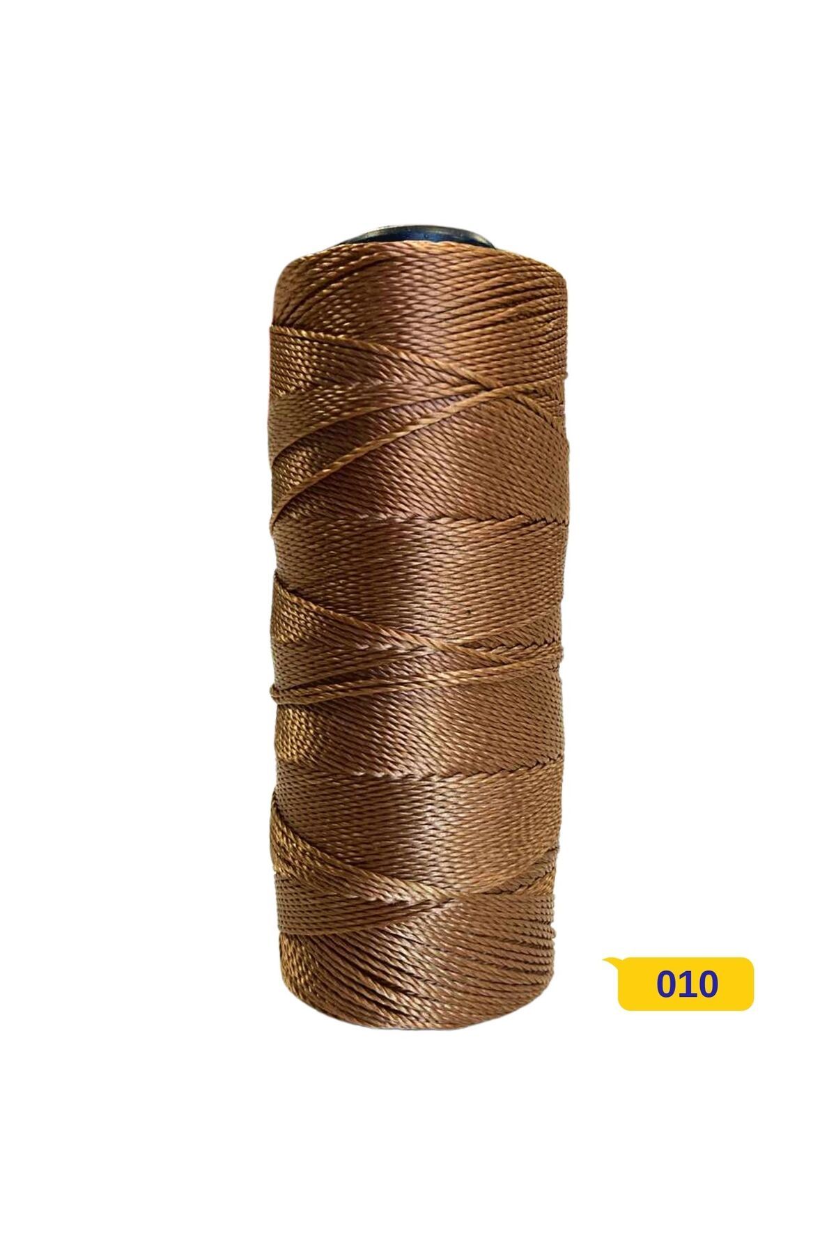 ipekbazaar 12 Katlı Polyester Floş Örgü Ipi 100 gr 0,8 Mm Hobi Örgü Ipi Örgü Ayakkabı Için Ip, 010