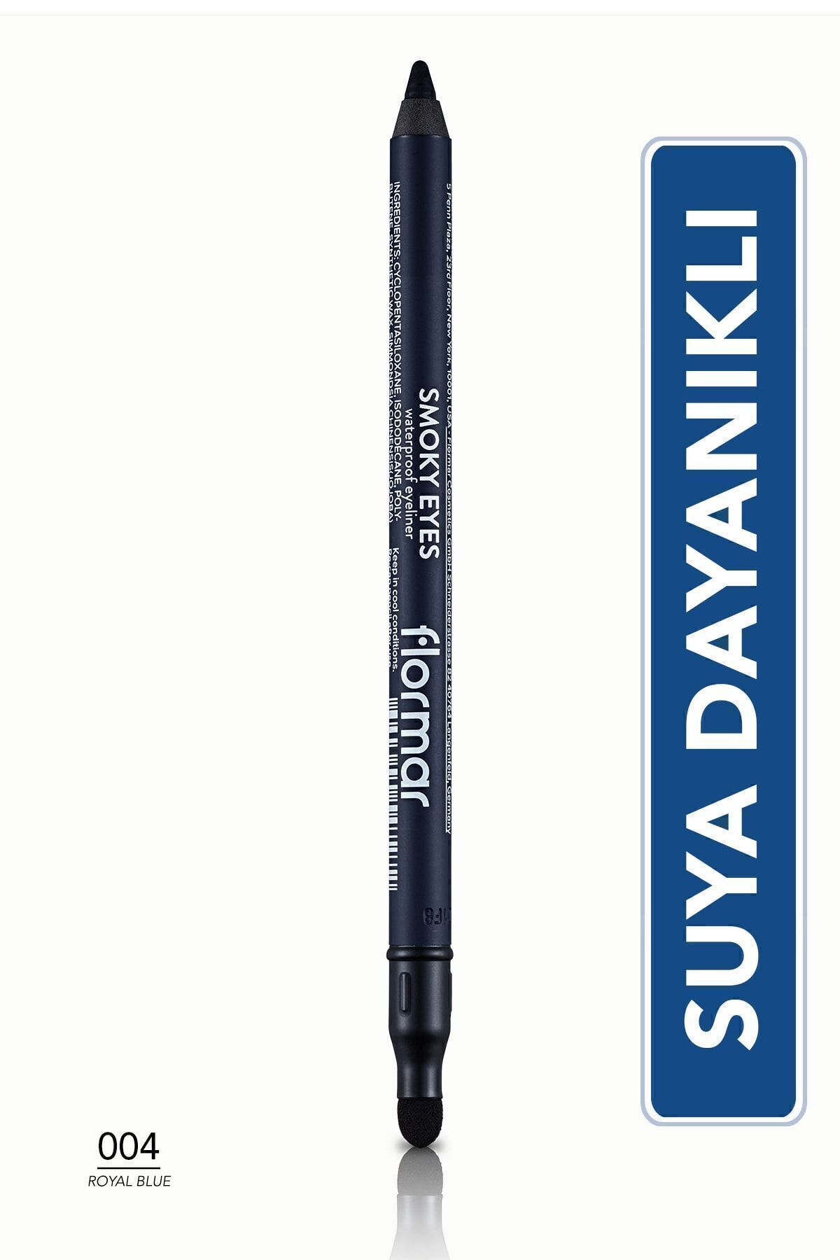 Flormar Göz Kalemi - Smoky Eyes Waterproof Eyeliner -004 Royal Blue -8690604547272 47000012