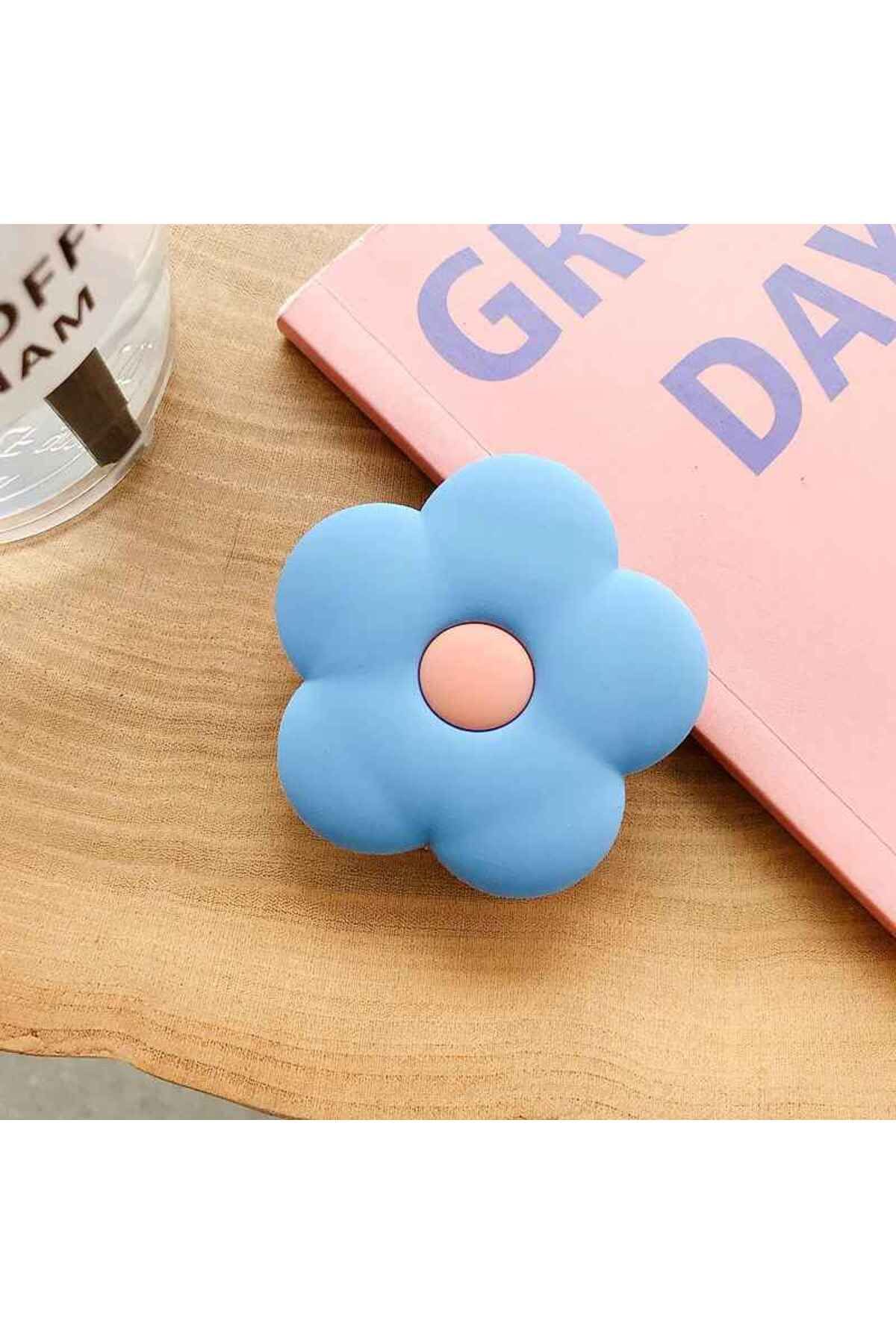 EDELFU Popsocket Sevimli Çiçekler Desenli Telefon Tutacağı Sert Yüzey Yapışkanlı Parmak Tutucu