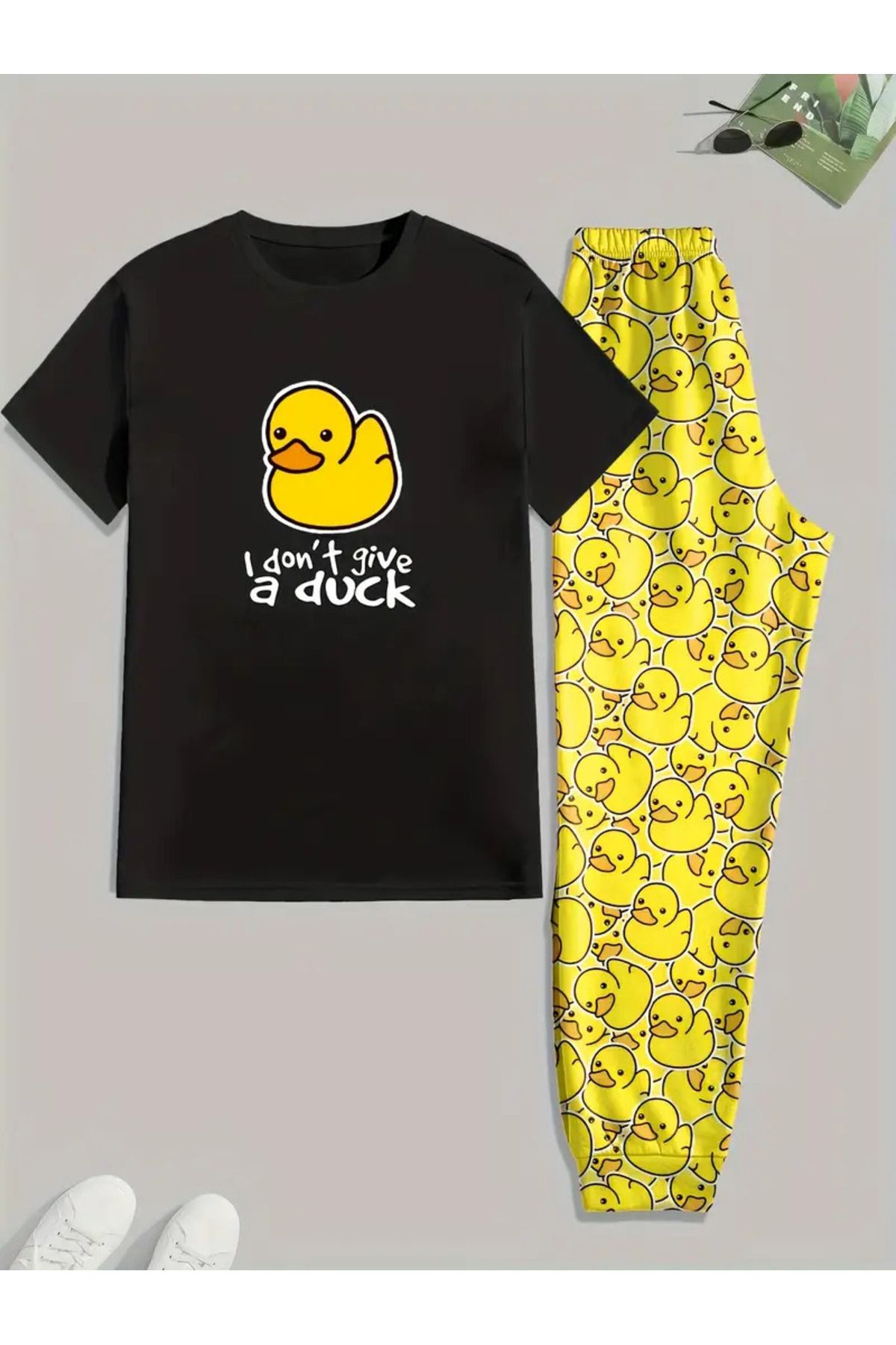 Losebro I Don't Give a Duck Pijama Takımı