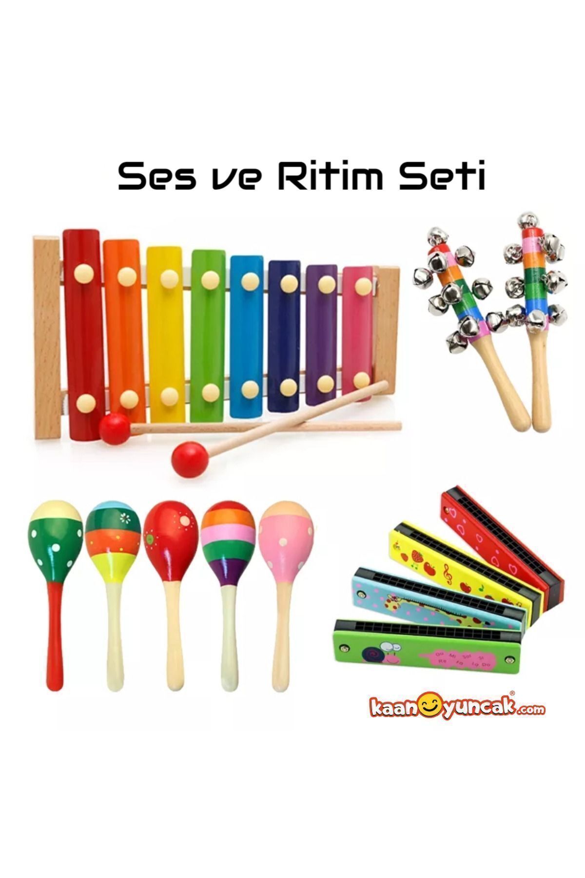 kaan oyuncak Ahşap Ses ve Ritim Oyuncağı Seti
