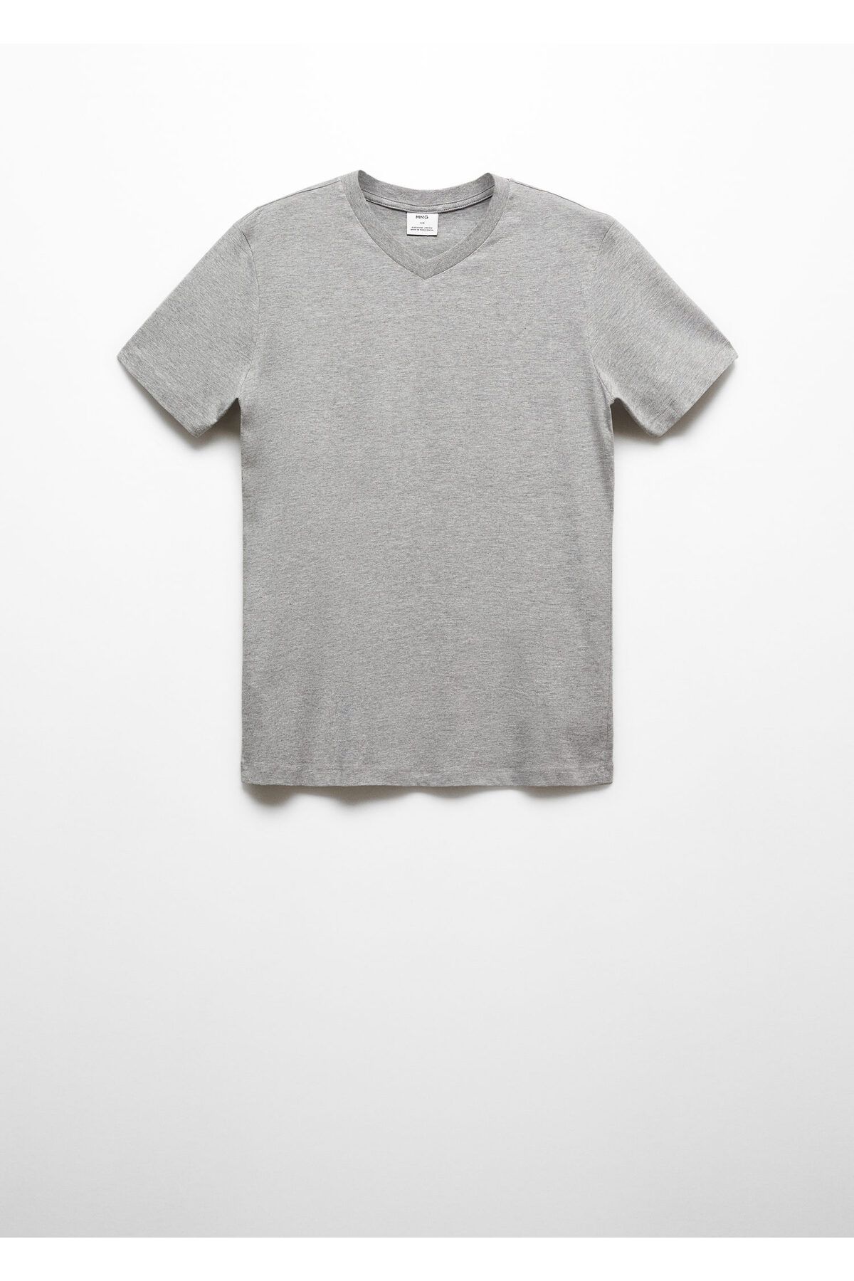 MANGO Metal Grisi Erkek  T-Shirt 67990643