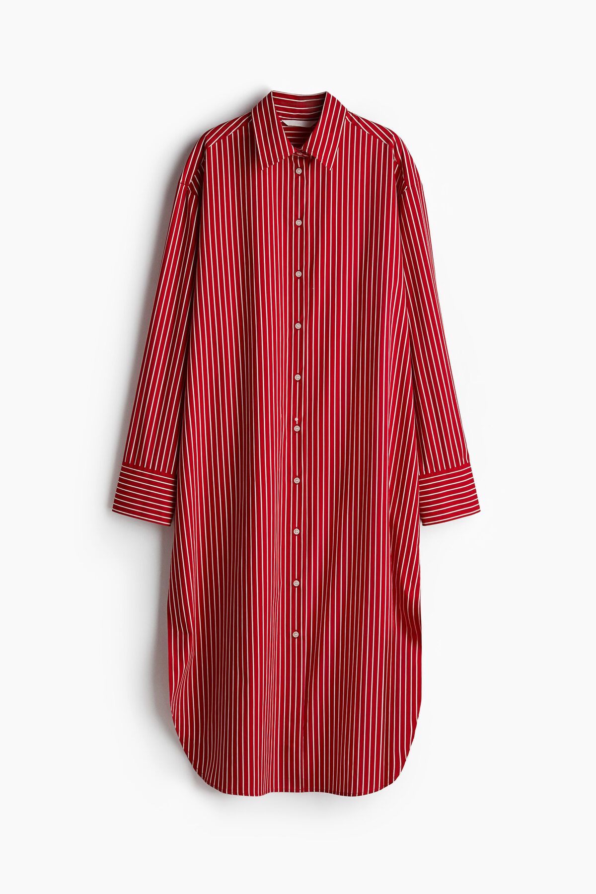 H&M Poplin Gömlek Elbise