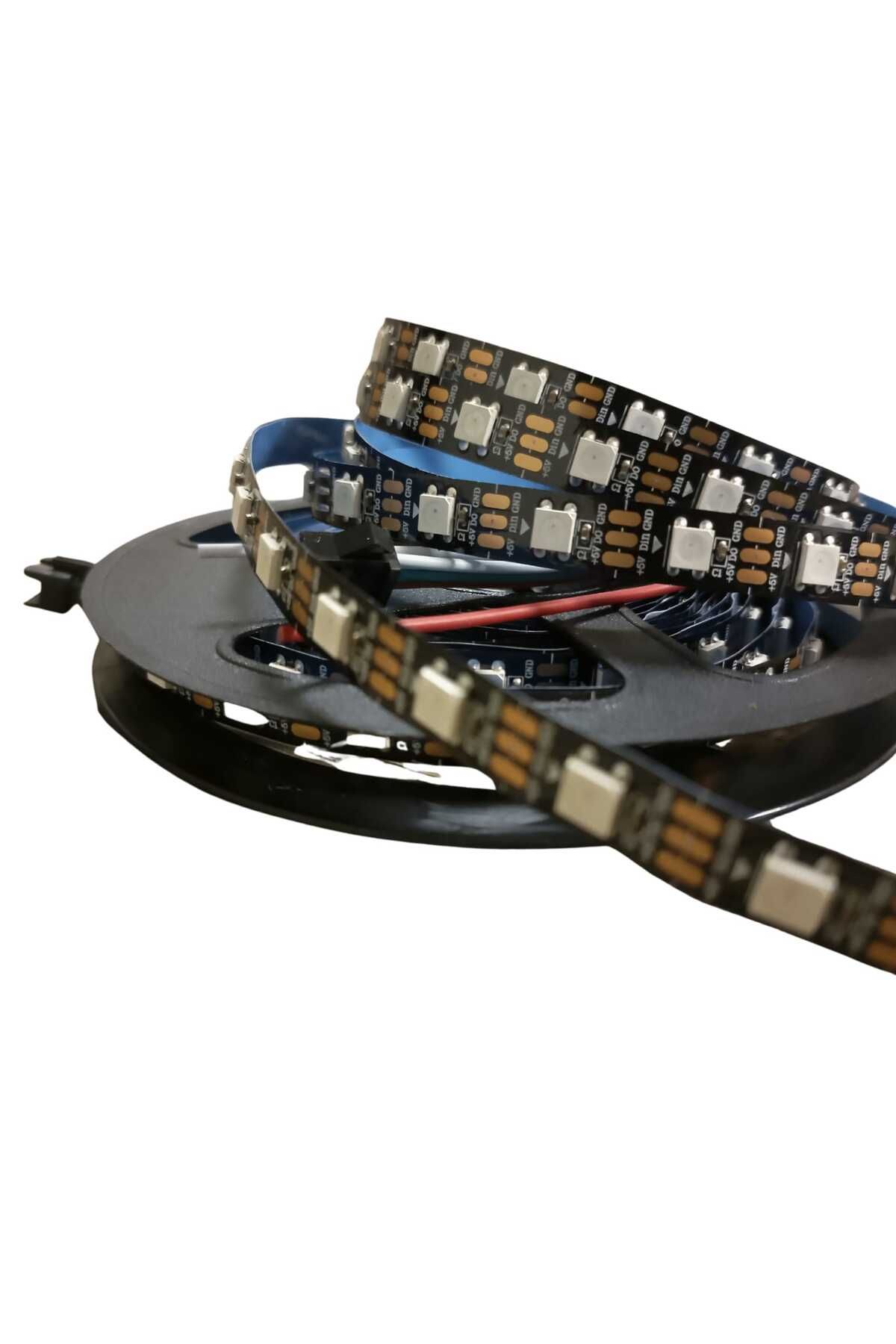 SAKİN ENERJİ Ws2812b Şerit Led, Ayrı Ayrı Adreslenebilir Argb Şerit Led 5v