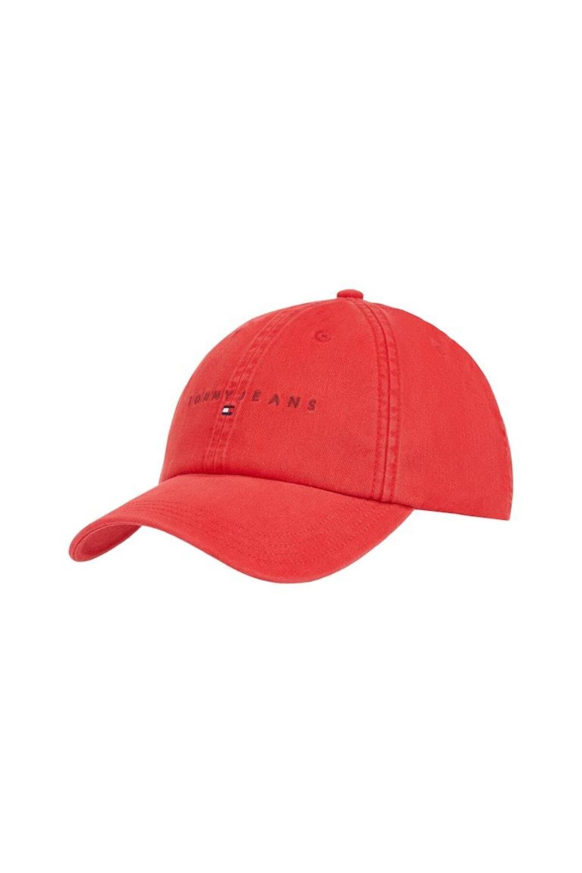 Tommy Hilfiger Erkek TJM LINEAR WASHED CAP Şapka