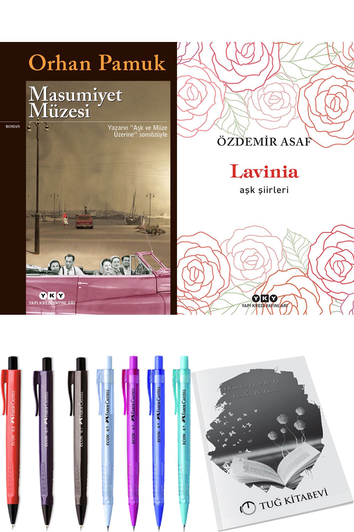 Yapı Kredi Yayınları Masumiyet Müzesi ve Lavinia - Aşk Şiirleri + Hediyeli