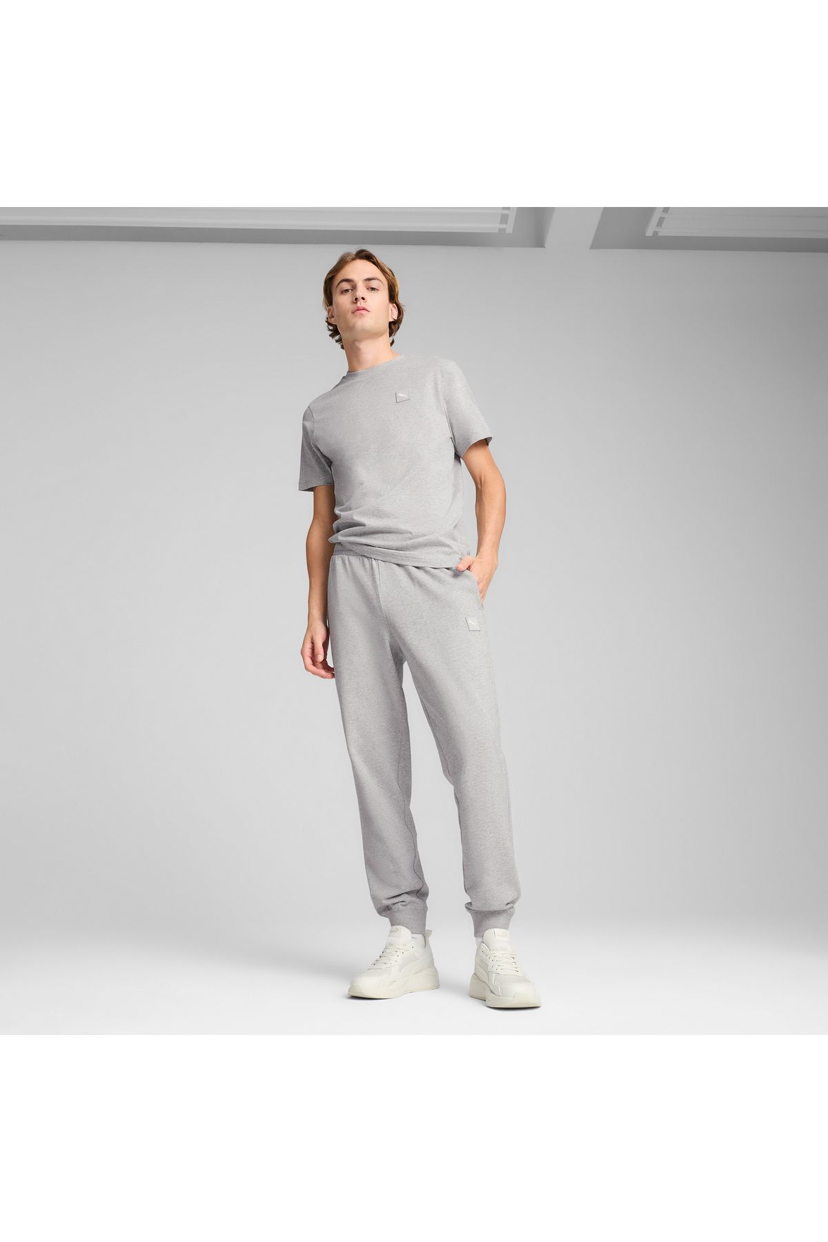 Puma Ess Elevated Tr Cl Erkek Gri Eşofman Altı