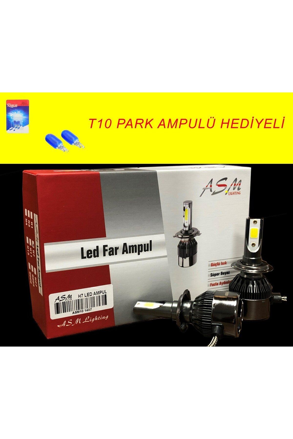 Asm Hır2 9012 led xenon far aydınlatma seti şimşek etkili ASM 8000lm