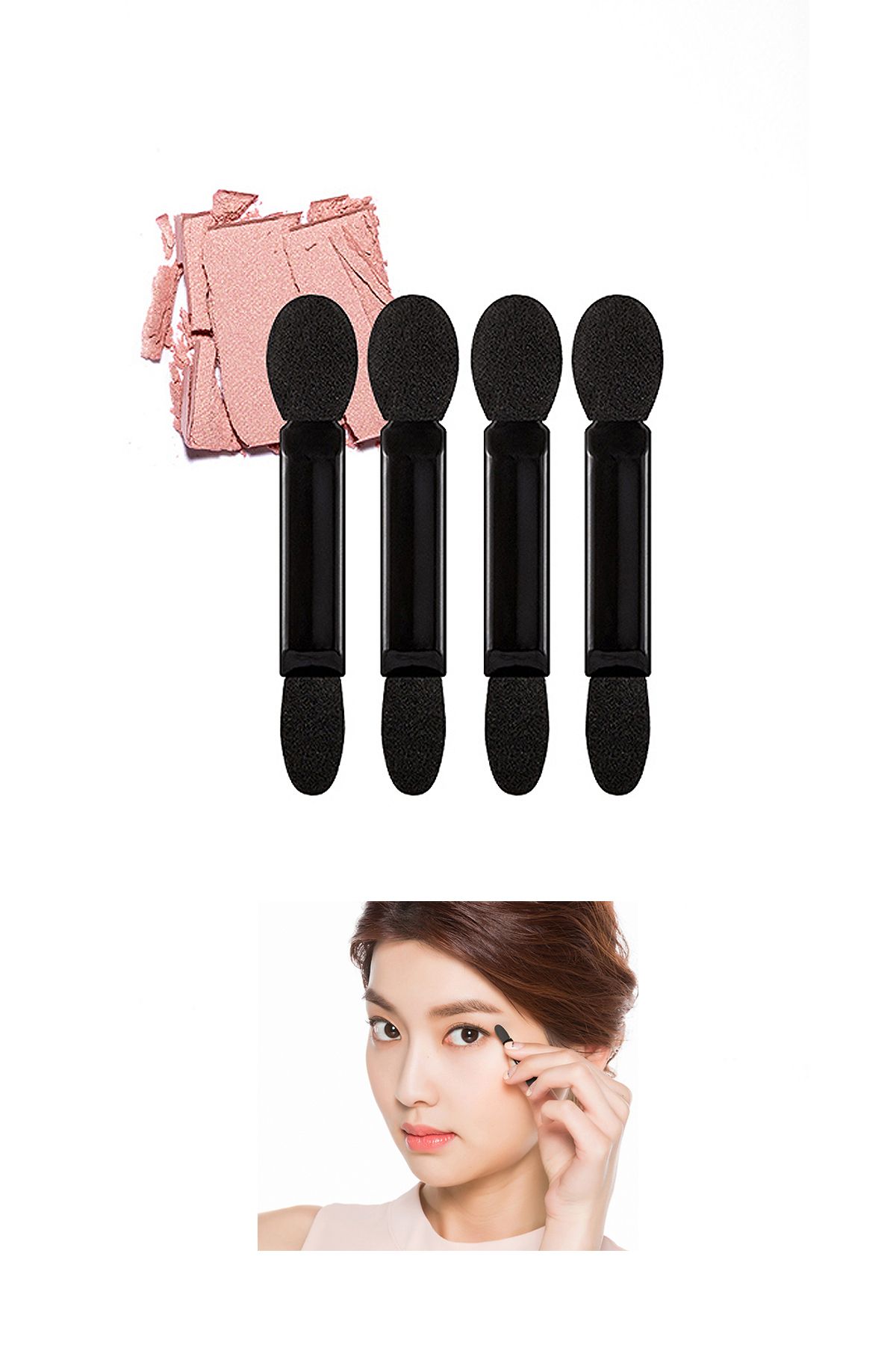 Missha Çift Taraflı Mini Sünger Aplikatör (4adet) Artistool Shadow Mini Tip (4pcs)