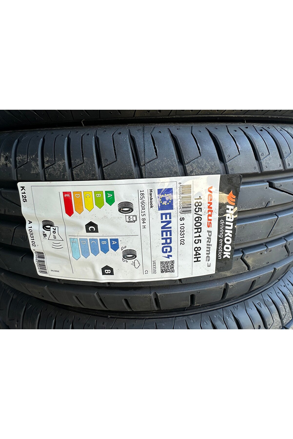 185/60R15 84H Ventus Prime3 K125 (Yaz) (2024)